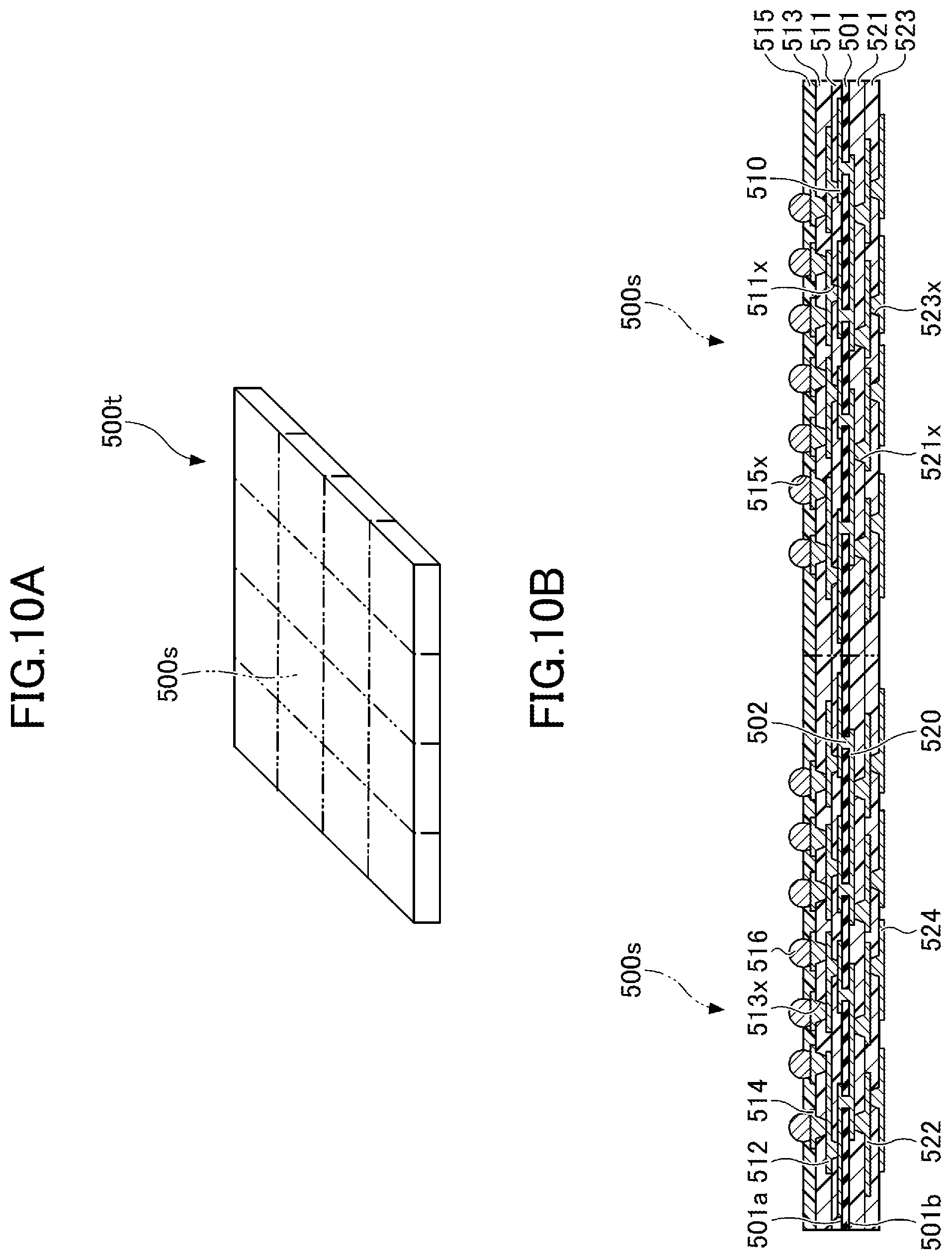 Patent US12317426 Figure 10 – Laminated wiring board