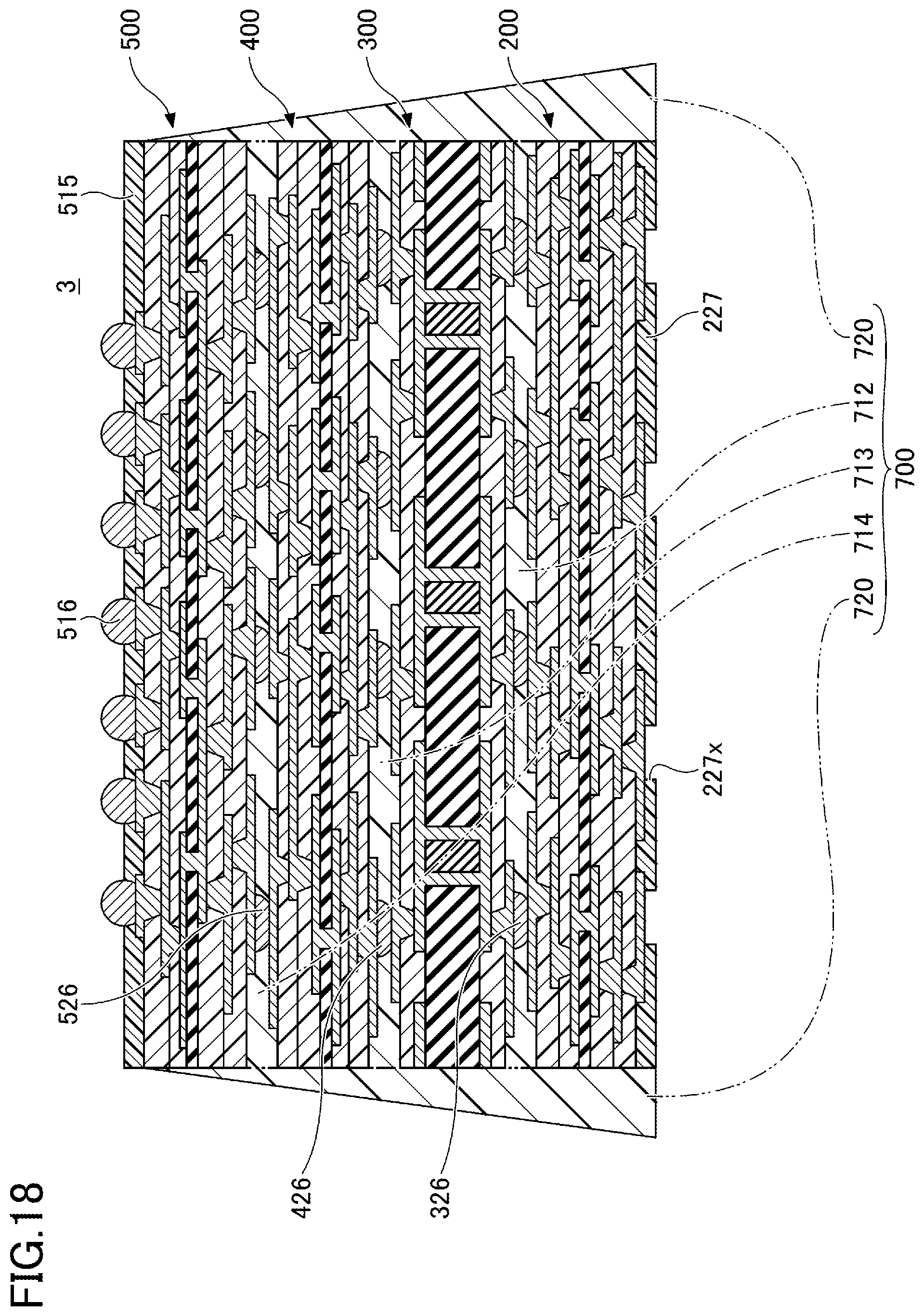 Patent US12317426 Figure 18 – Laminated wiring board