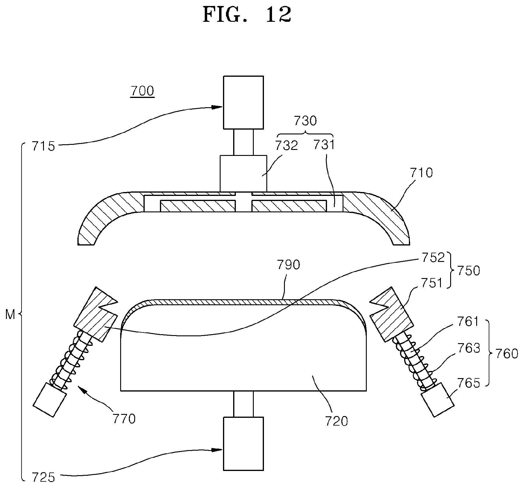 Patent US12317428 Figure 12 – Display device, and method and apparatus for manufacturing the same