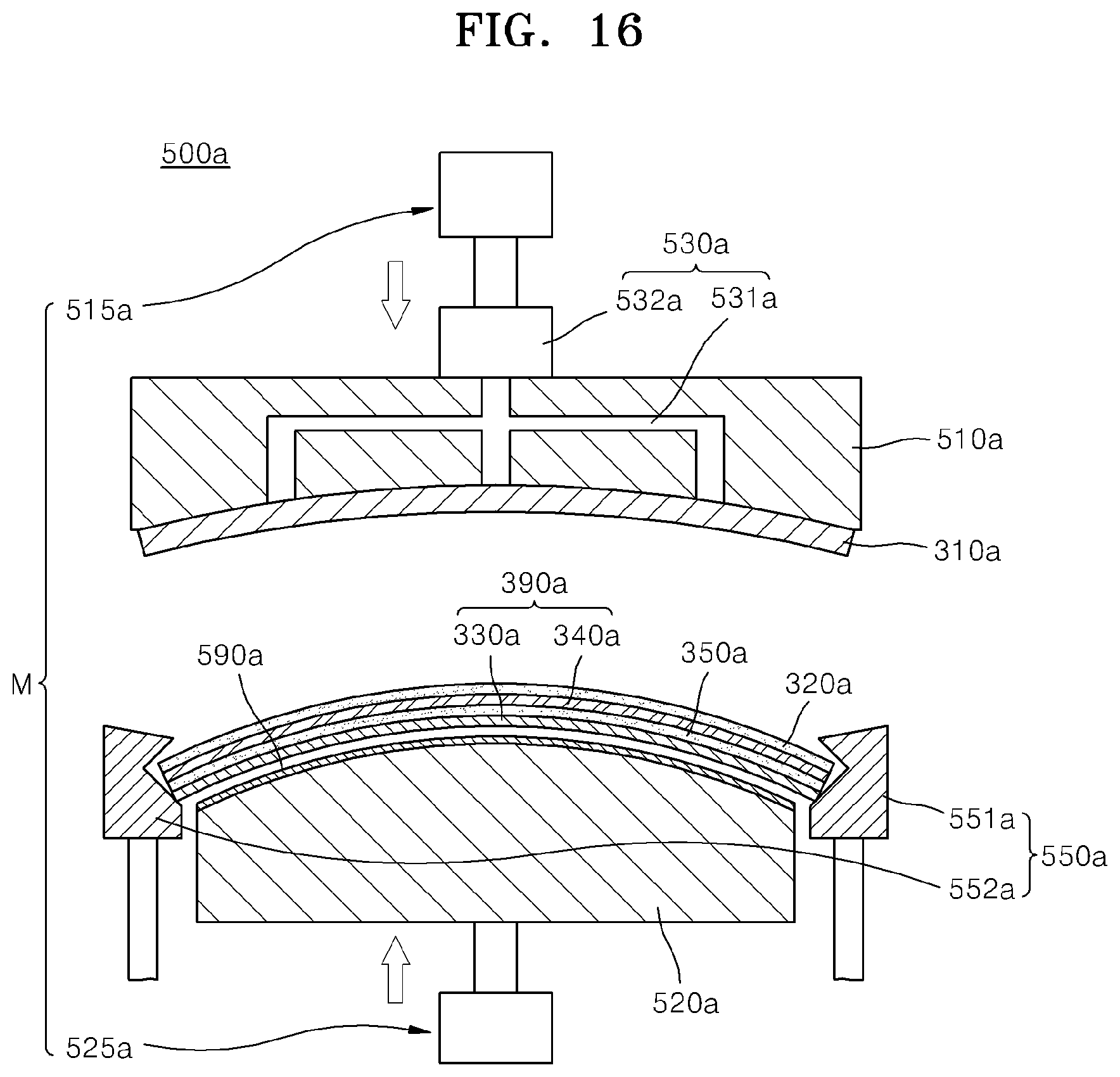 Patent US12317428 Figure 16 – Display device, and method and apparatus for manufacturing the same