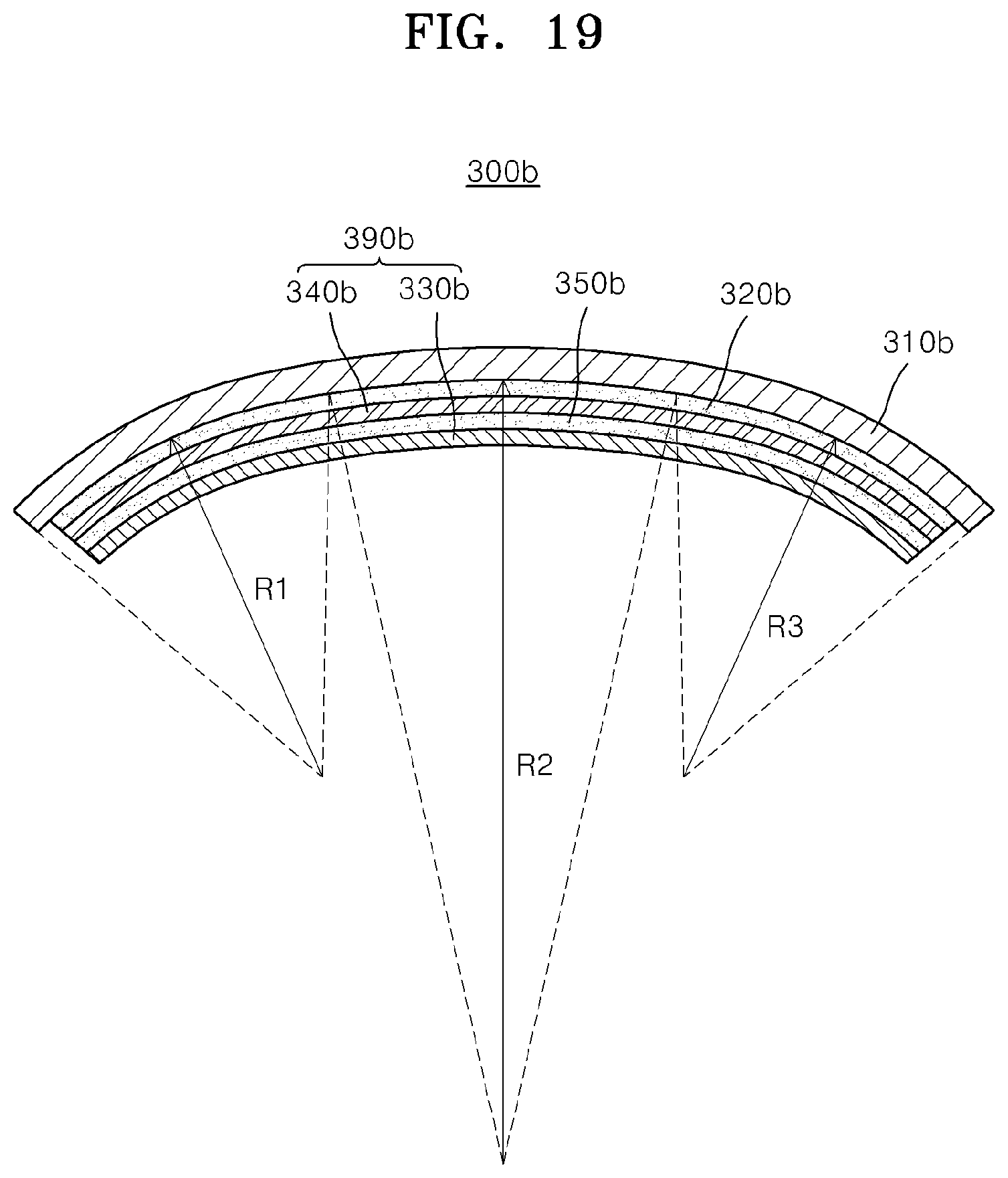 Patent US12317428 Figure 19 – Display device, and method and apparatus for manufacturing the same