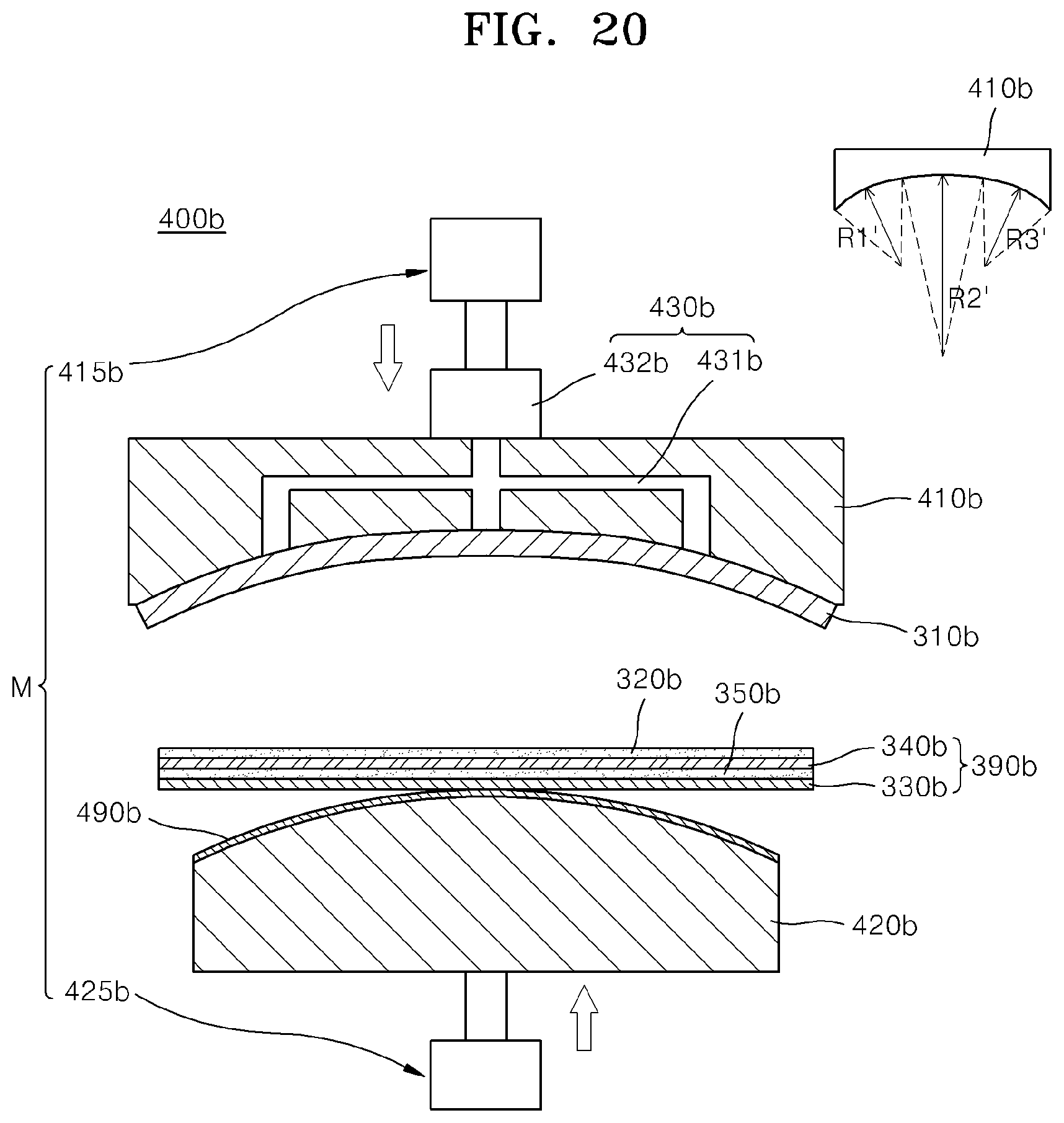 Patent US12317428 Figure 20 – Display device, and method and apparatus for manufacturing the same
