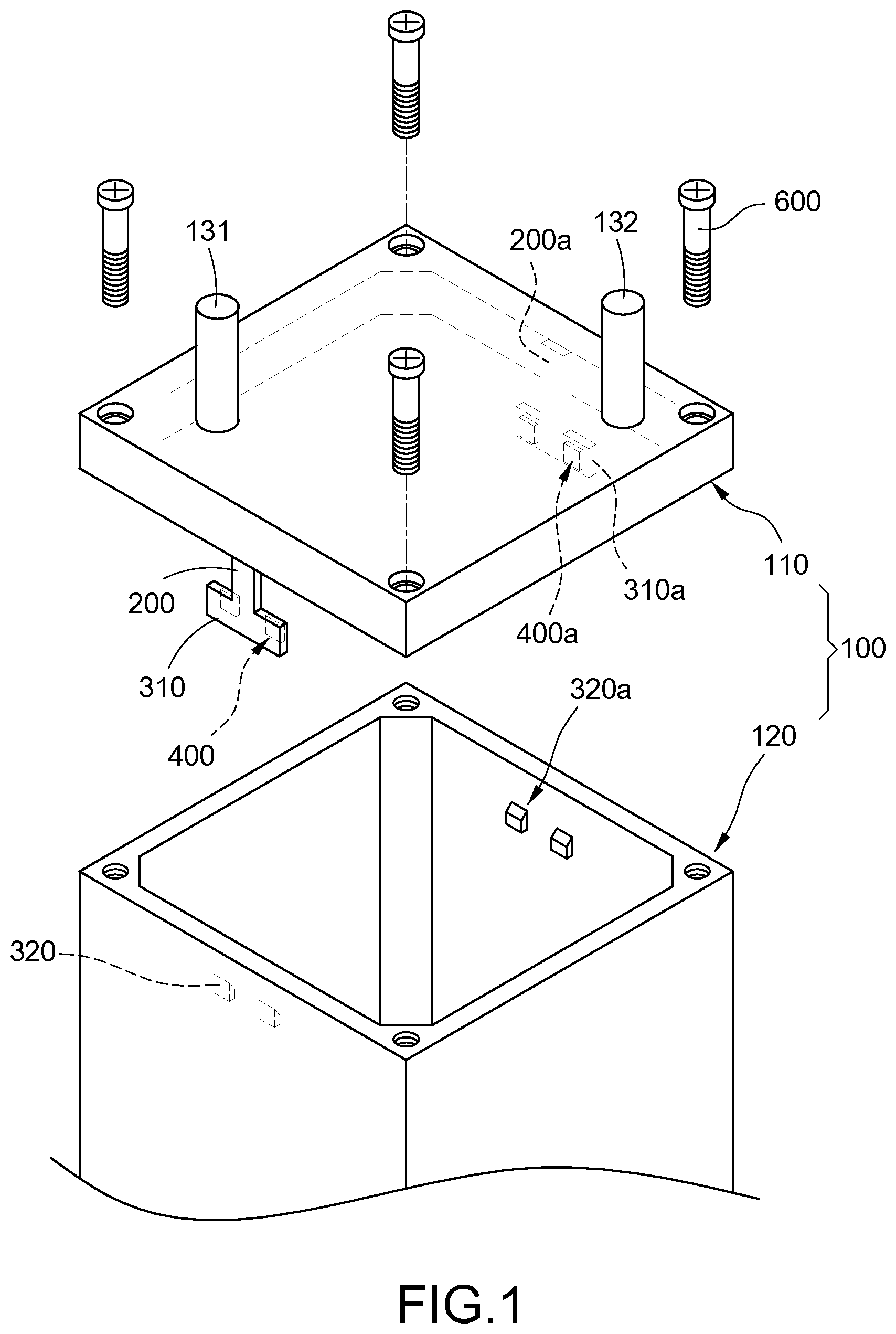 Patent US12317433 Figure 1 – Case of electronic device and unlocking method thereof