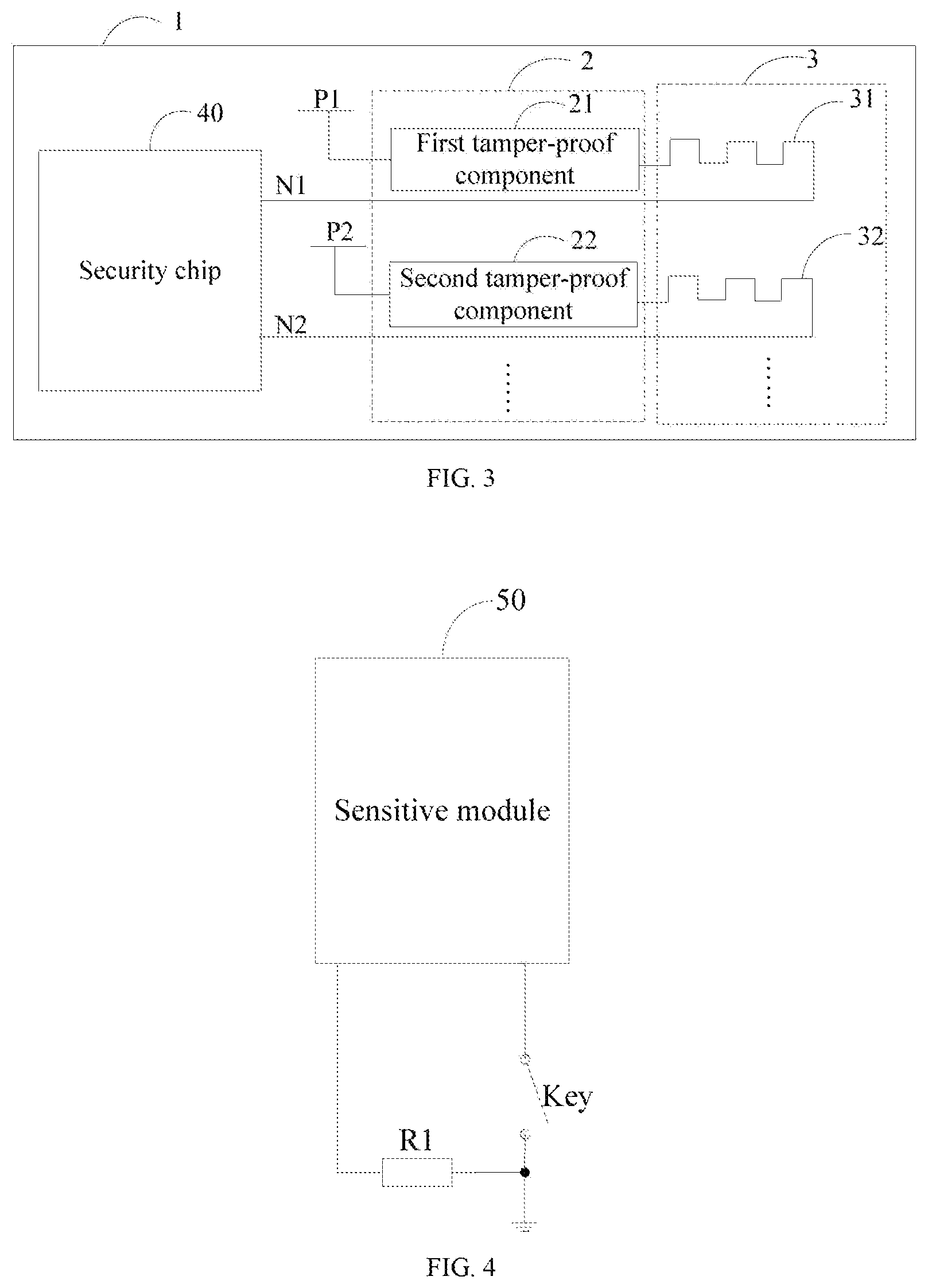 Patent US12317434 Figure 2 – Tamper-proof structure and electronic device
