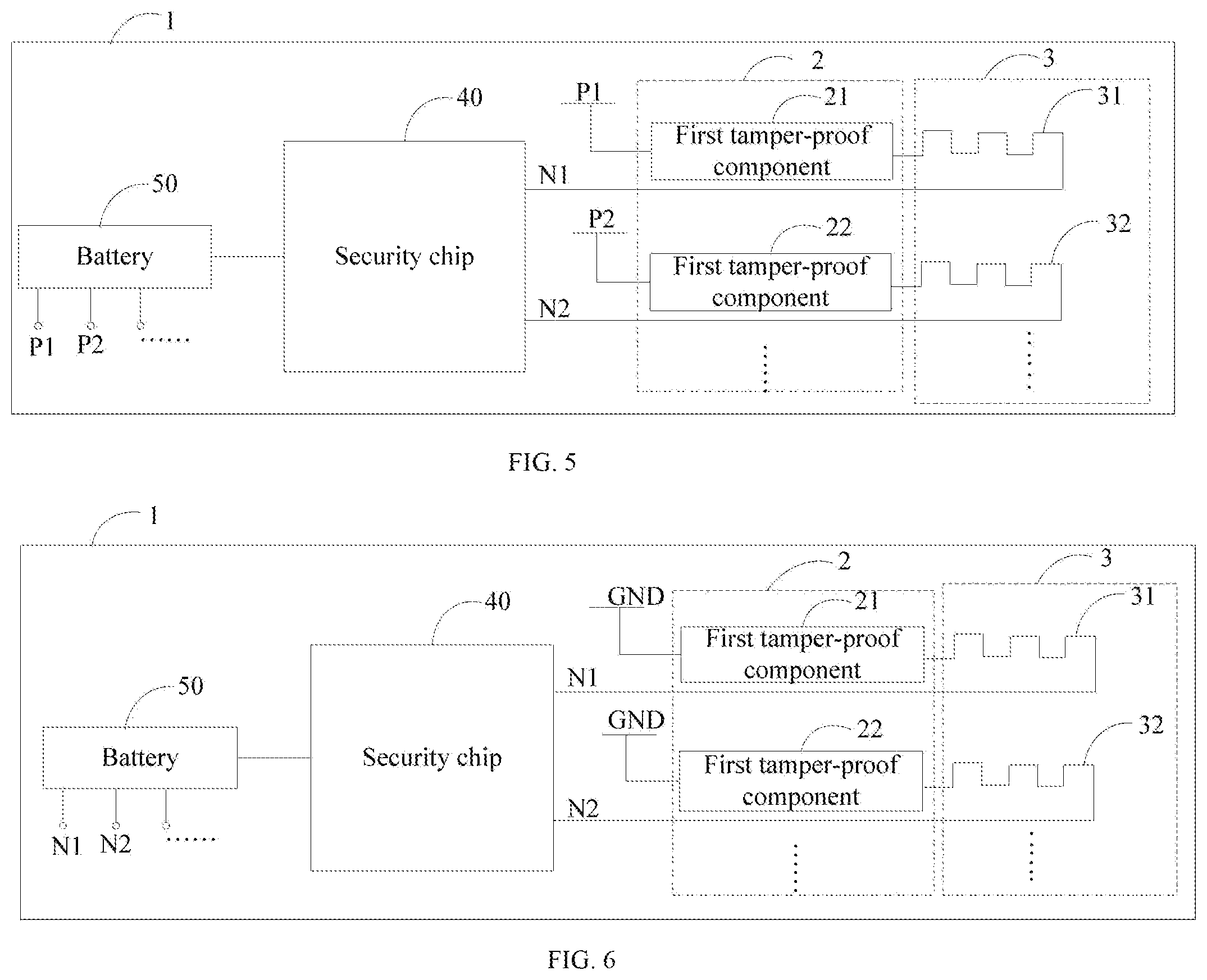 Patent US12317434 Figure 3 – Tamper-proof structure and electronic device