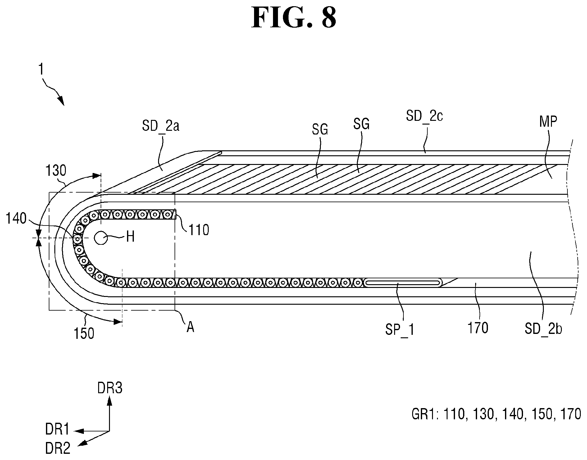 Patent US12317436 Figure 11 – Display device