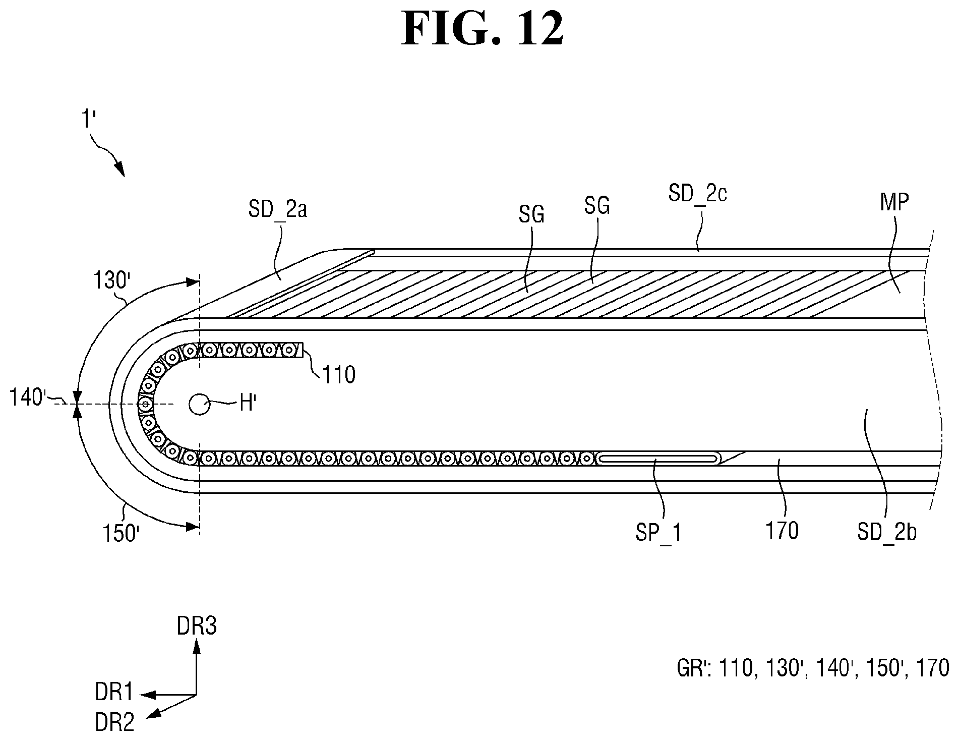 Patent US12317436 Figure 15 – Display device