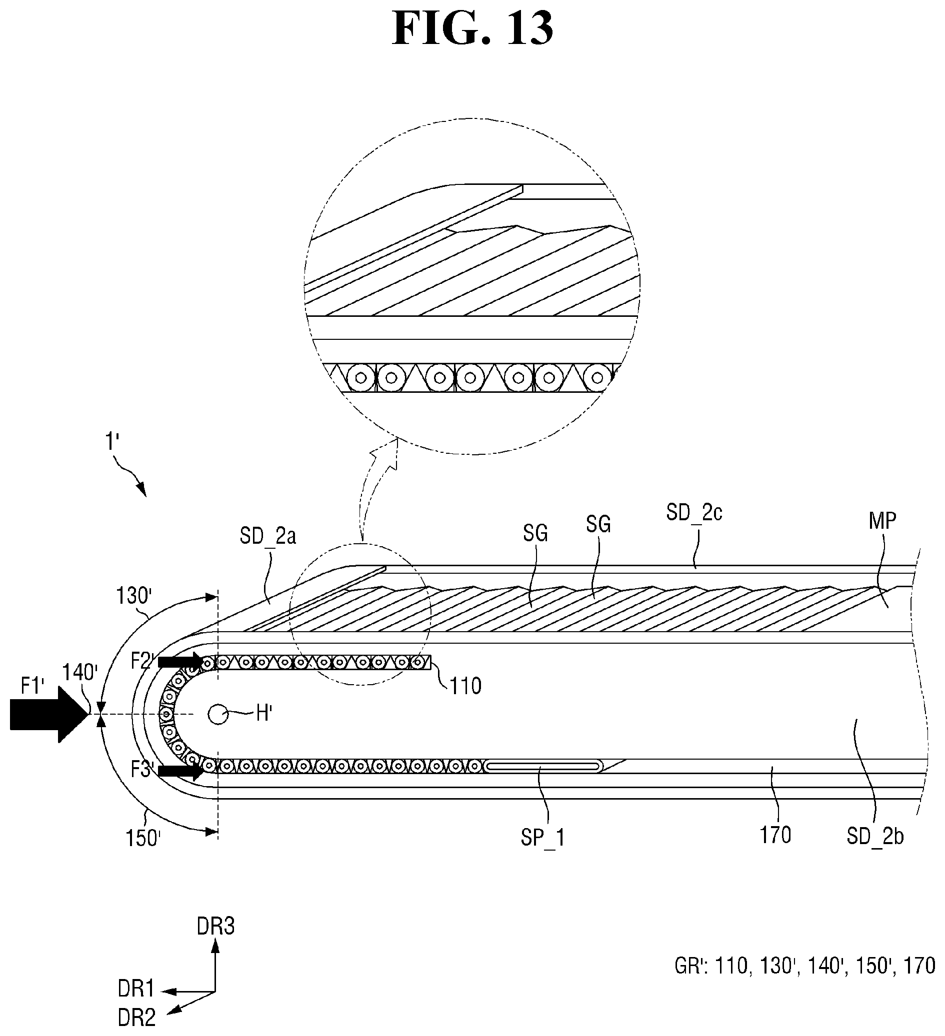 Patent US12317436 Figure 16 – Display device
