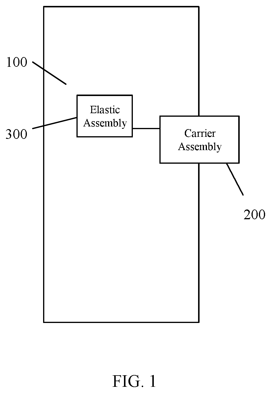 Patent US12317437 Figure 1 – Support device and electronic apparatus