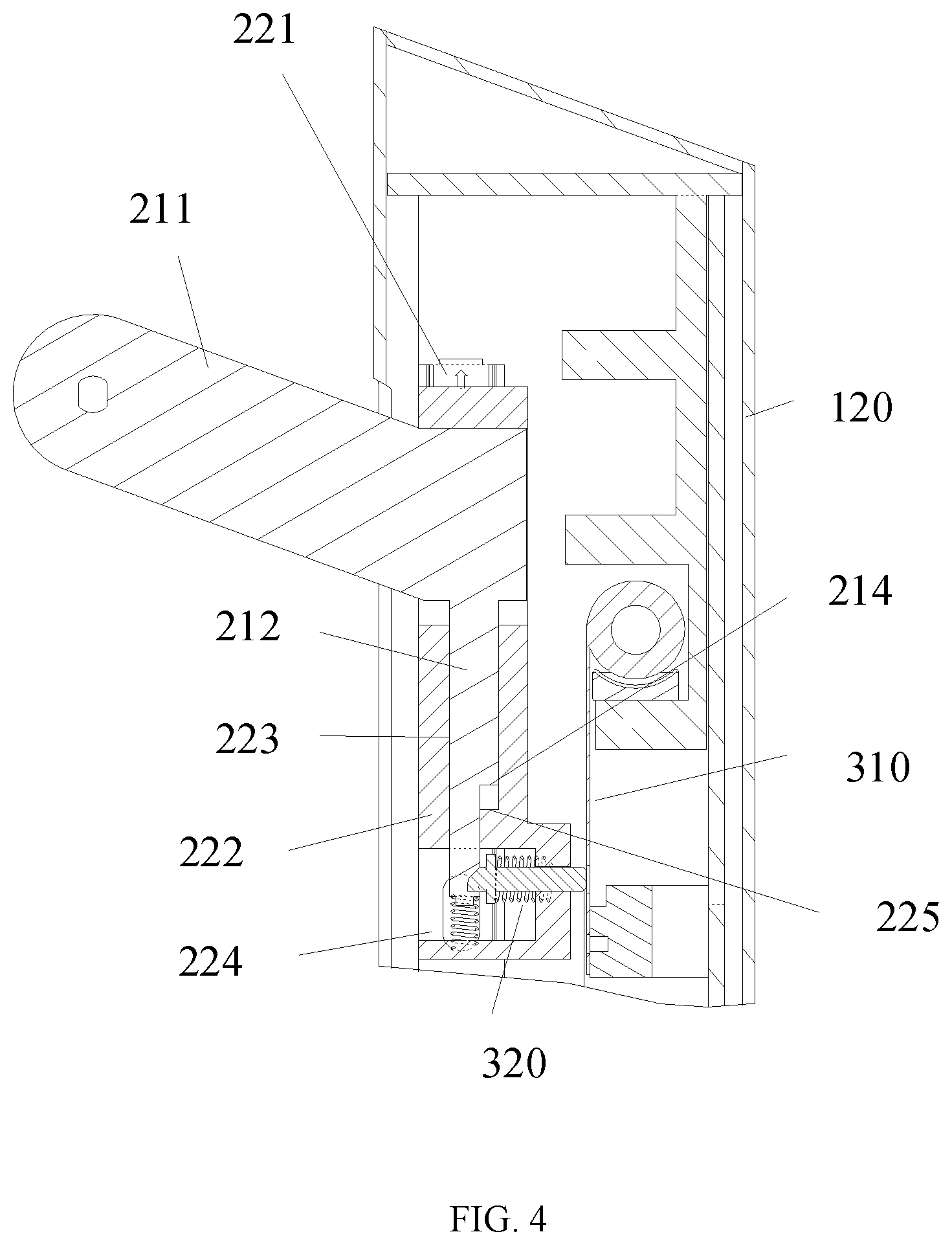 Patent US12317437 Figure 4 – Support device and electronic apparatus