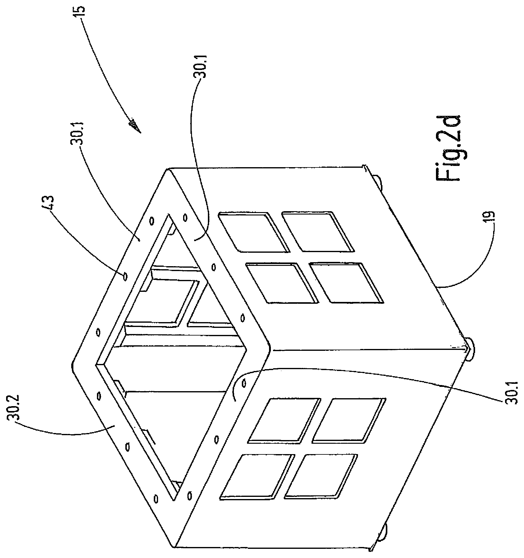 Patent US12317439 Figure 4 – Modular system for producing a housing