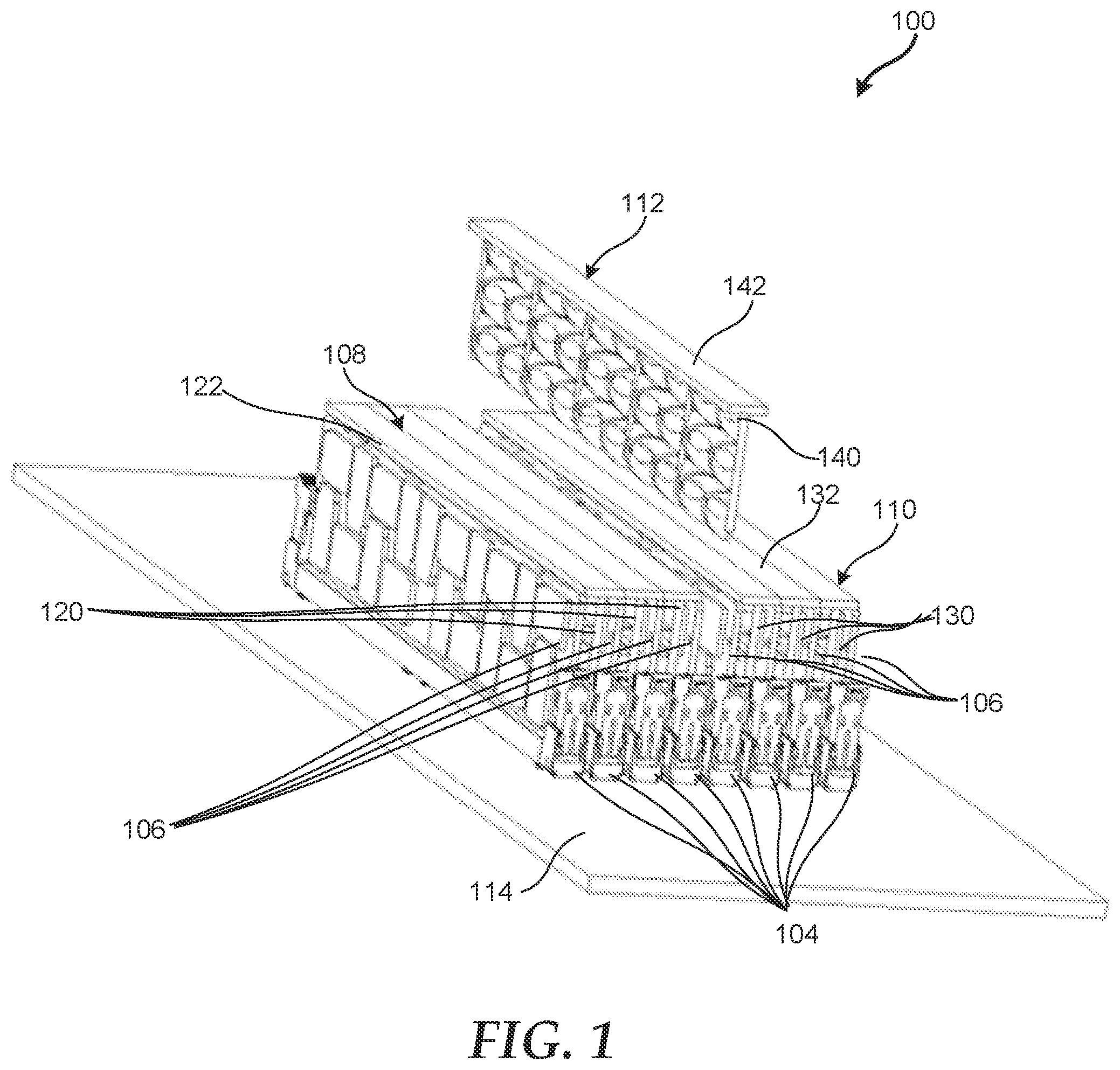 Patent US12317445 Figure 1 – Simplified air flow enhancement for component cooling