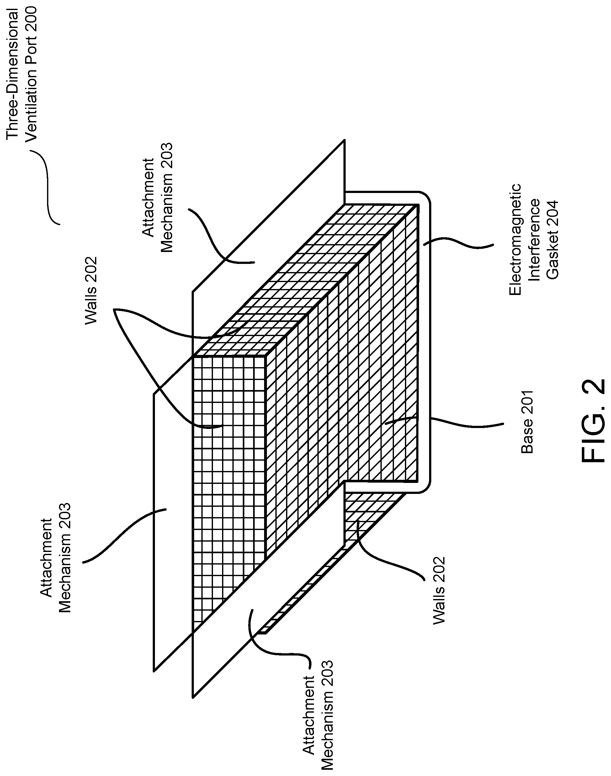 Patent US12317446 Figure 2 – System and method for improving rate of air flow through data processing systems