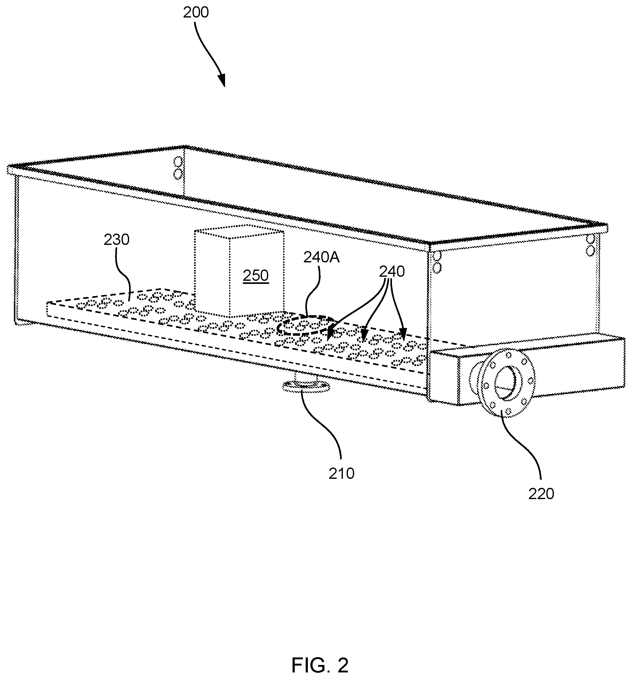 Patent US12317450 Figure 2 – Fluid circulation systems and methods for cooling having a collector
