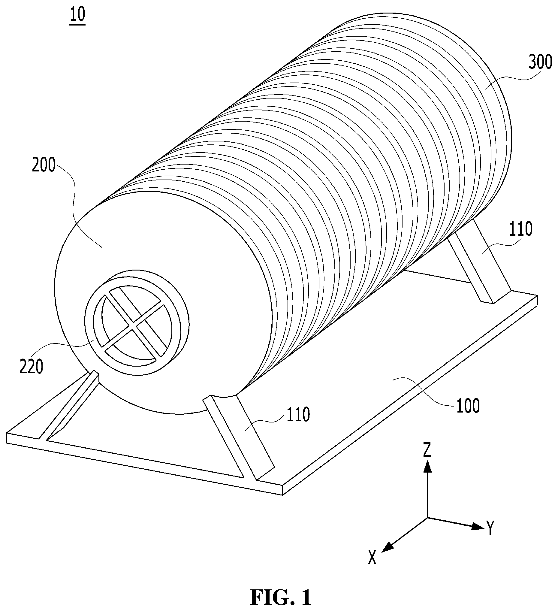 Patent US12317453 Figure 1 – Underwater data center