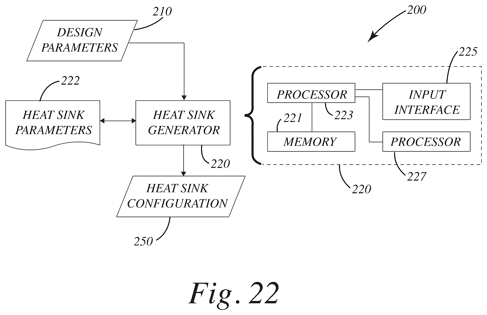 Patent US12317456 Figure 13 – Heat sink system