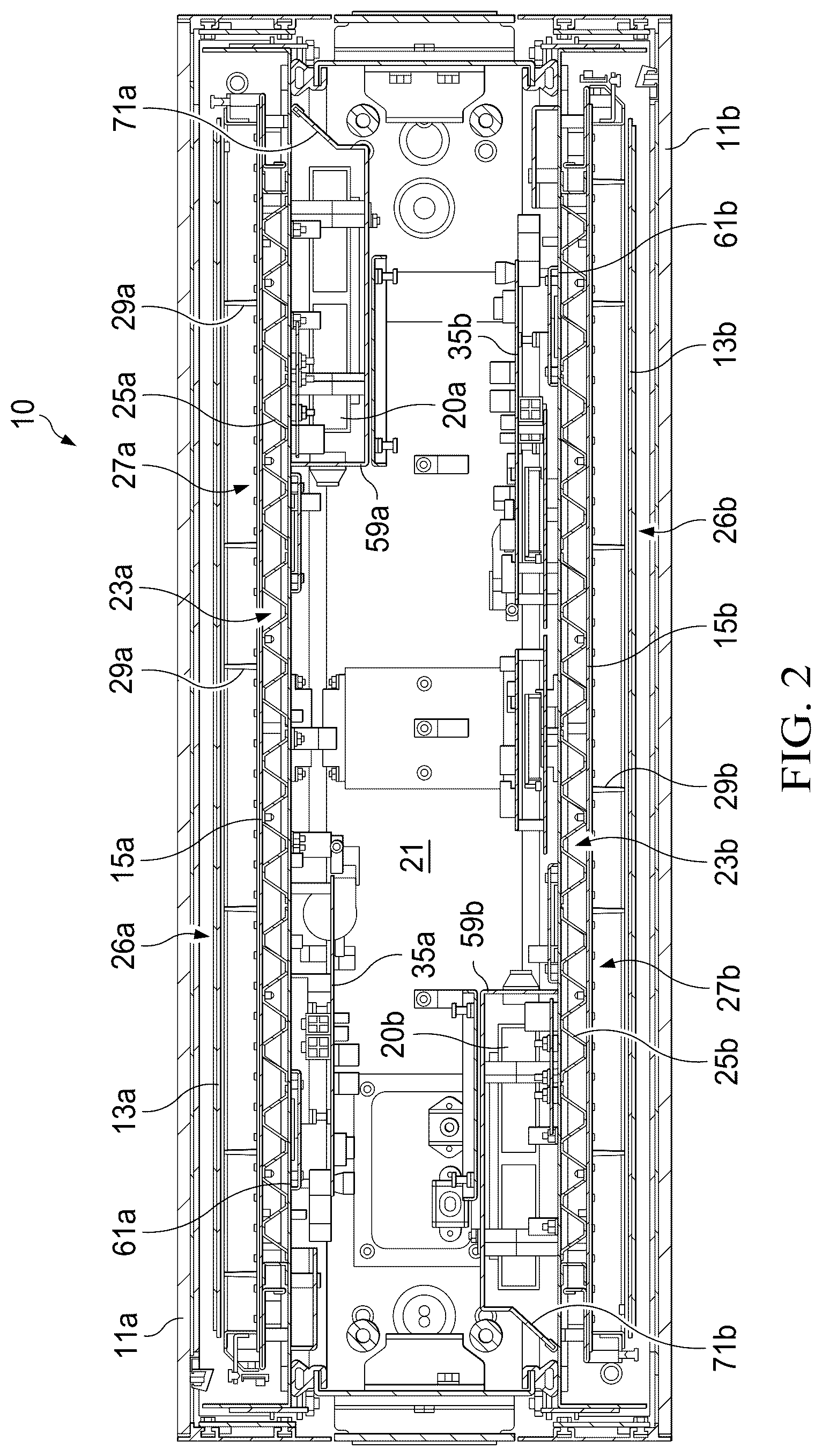 Patent US12317461 Figure 2 – Fan unit for providing improved airflow within display assemblies