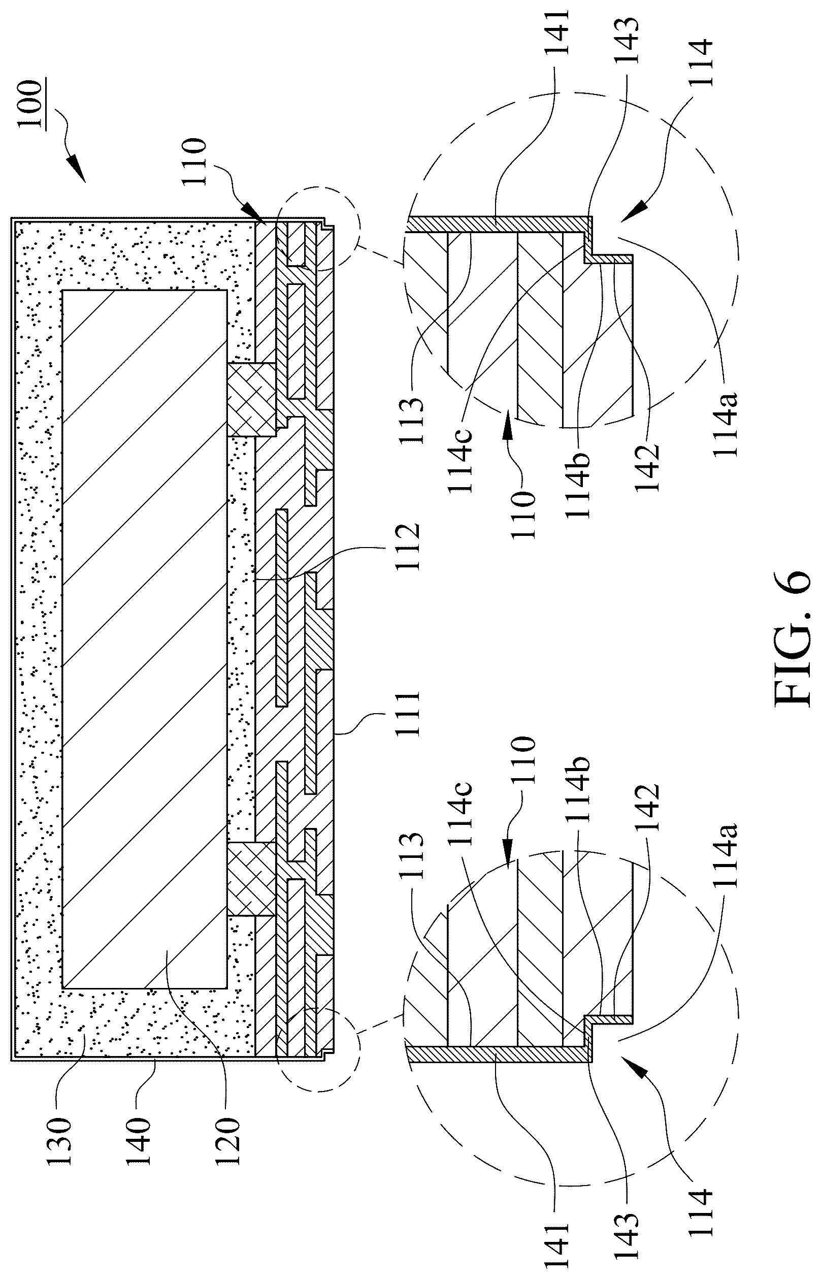 Patent US12317462 Figure 6 – Electronic package and method of manufacturing the same