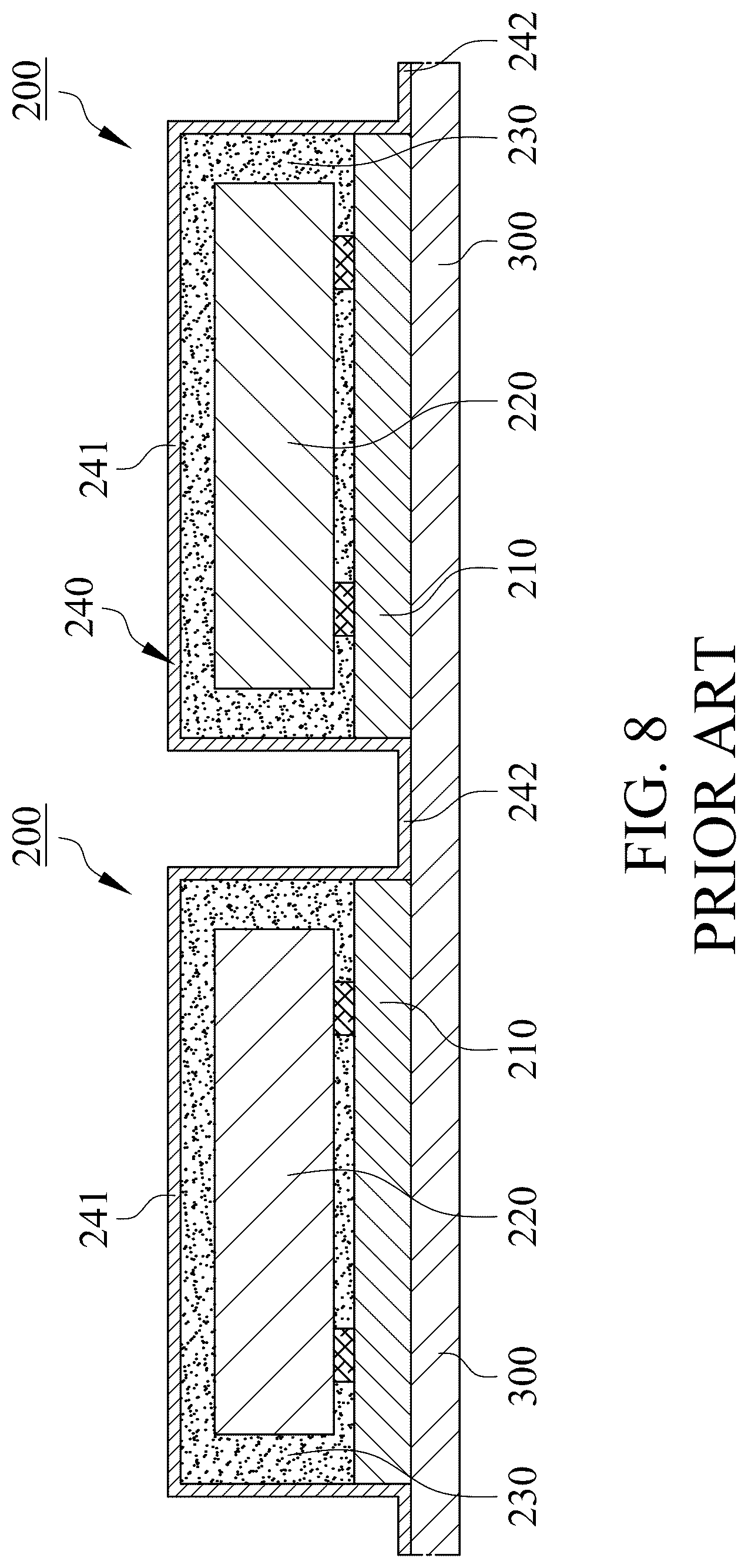 Patent US12317462 Figure 8 – Electronic package and method of manufacturing the same
