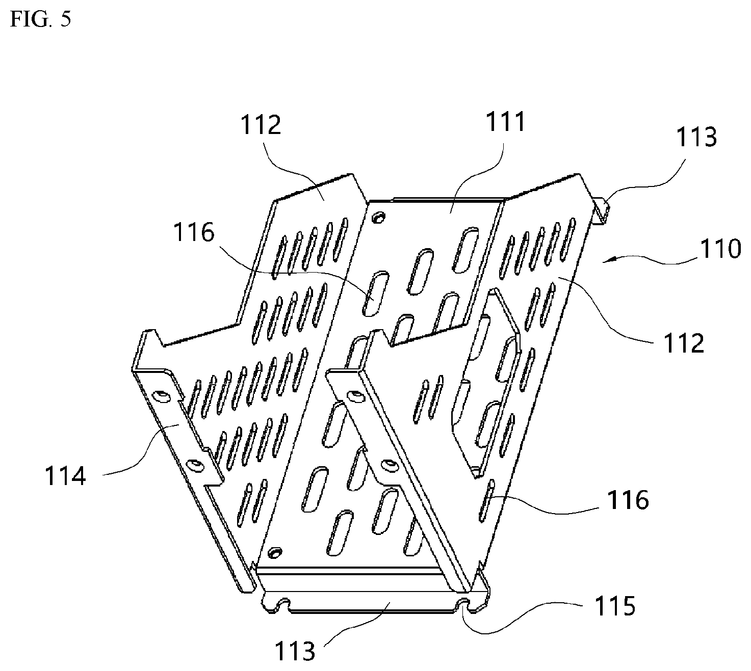 Patent US12317463 Figure 5 – Inverter mounting structure