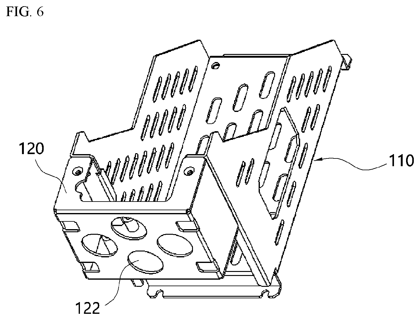 Patent US12317463 Figure 6 – Inverter mounting structure