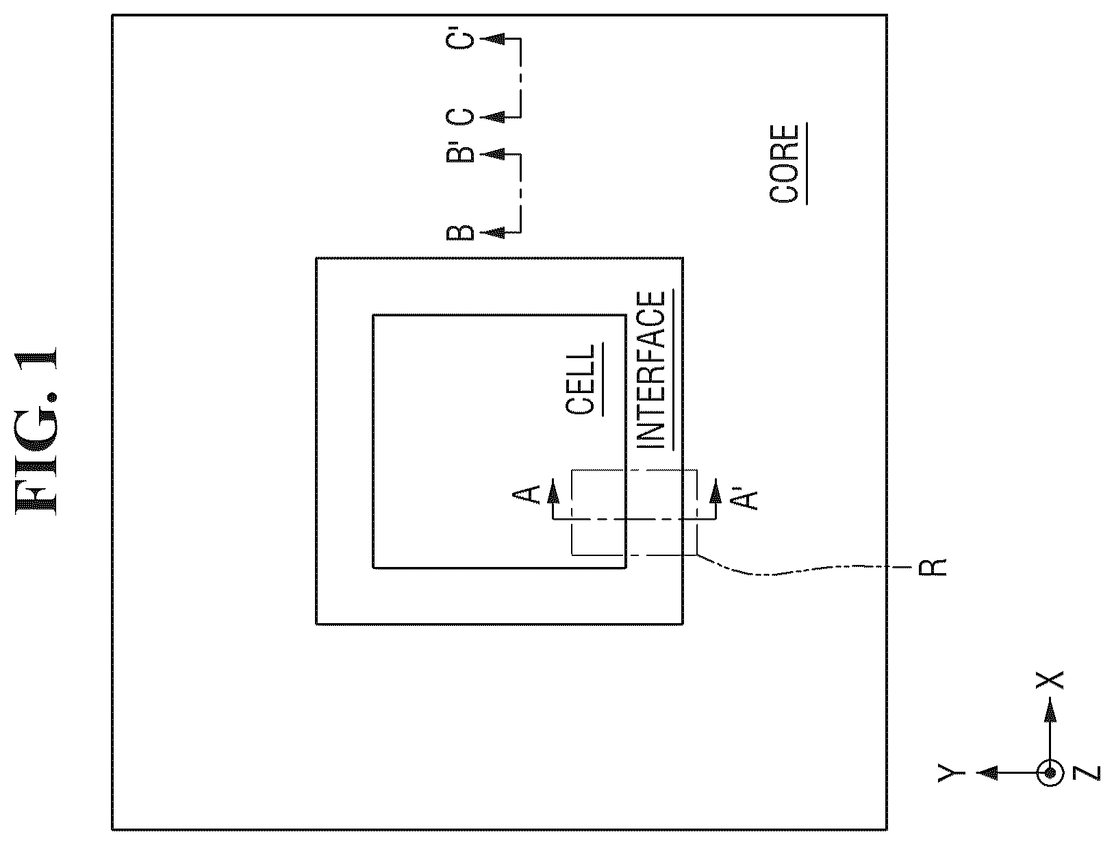 Patent US12317467 — Semiconductor device comprising work function metal pattern in boundary region and method for fabricating the same — Figure 1