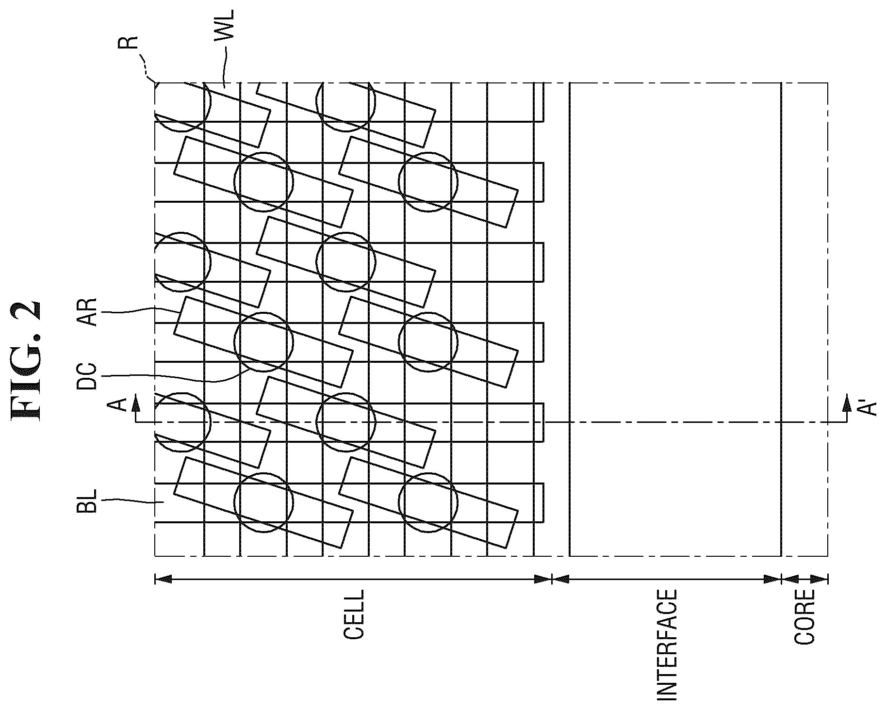 Patent US12317467 Figure 2 – Semiconductor device comprising work function metal pattern in boundary region and method for fabricating the same