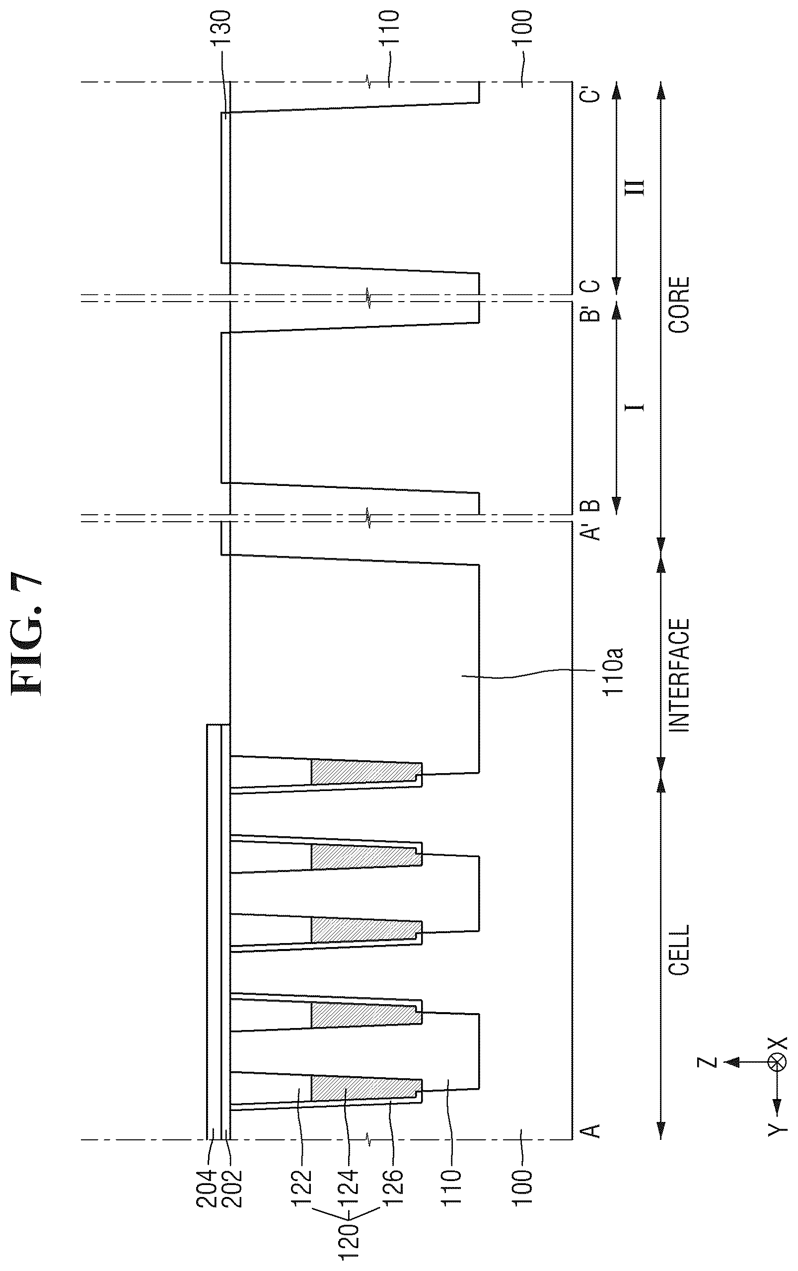 Patent US12317467 Figure 9 – Semiconductor device comprising work function metal pattern in boundary region and method for fabricating the same