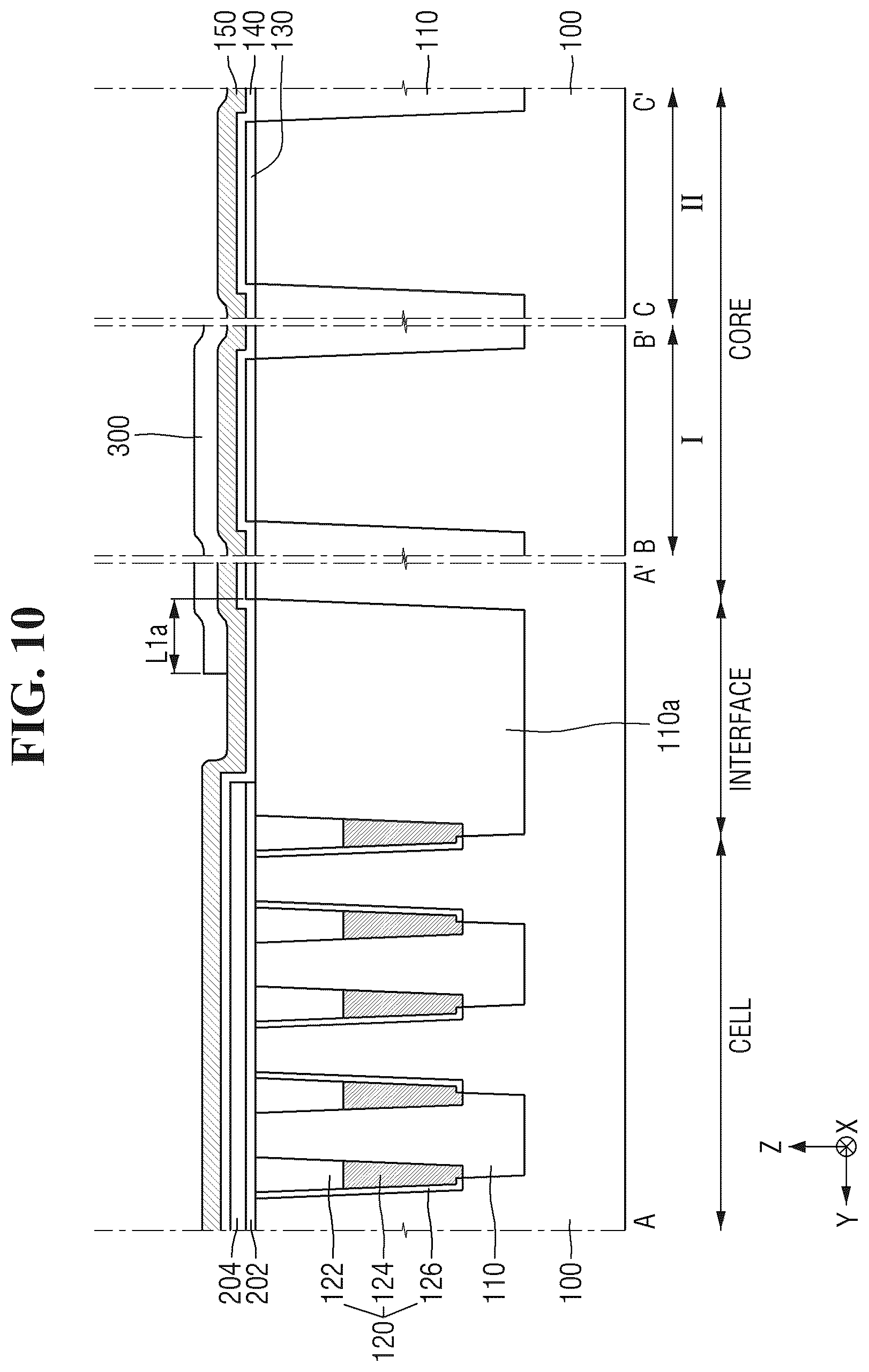 Patent US12317467 Figure 12 – Semiconductor device comprising work function metal pattern in boundary region and method for fabricating the same