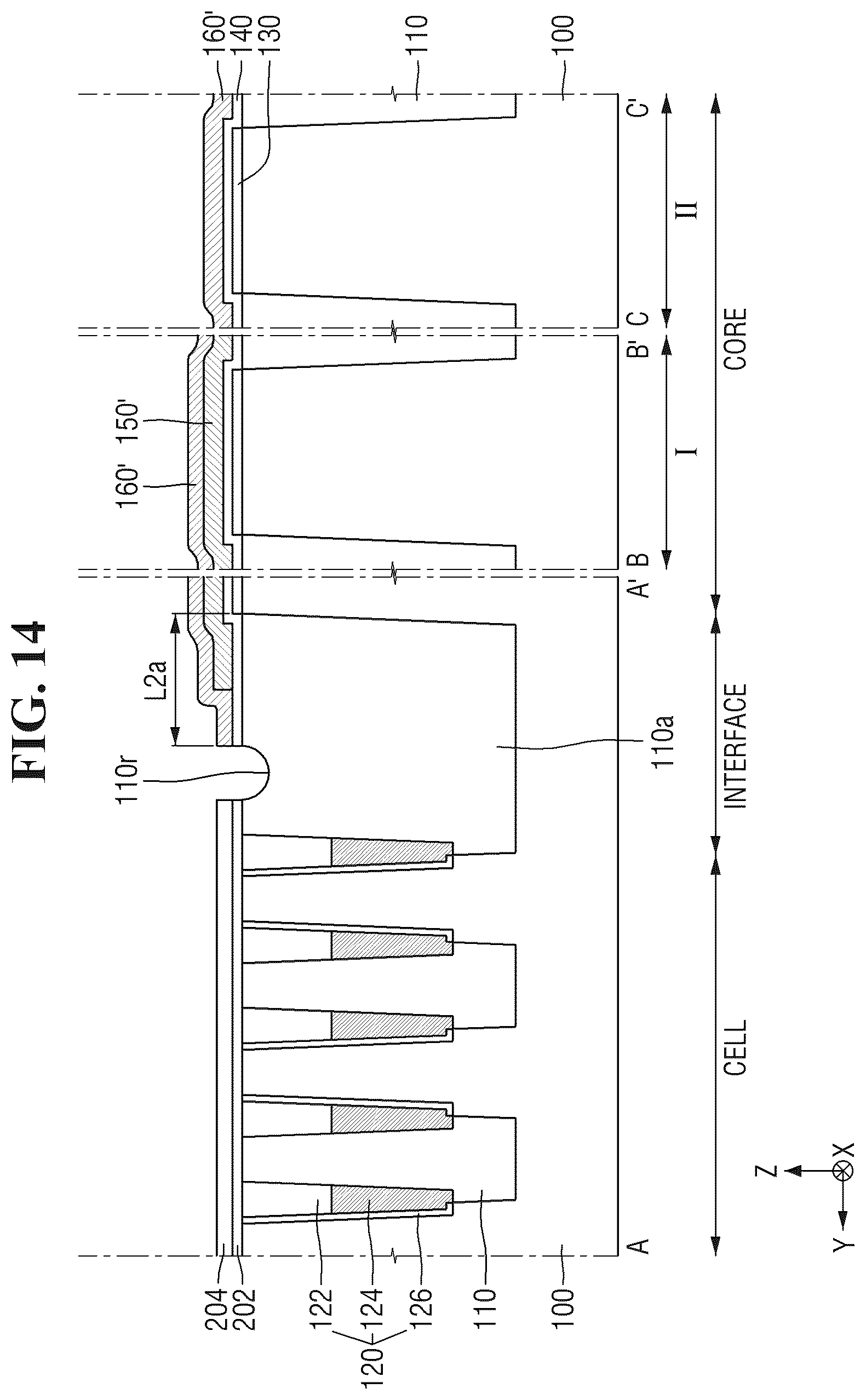 Patent US12317467 Figure 16 – Semiconductor device comprising work function metal pattern in boundary region and method for fabricating the same