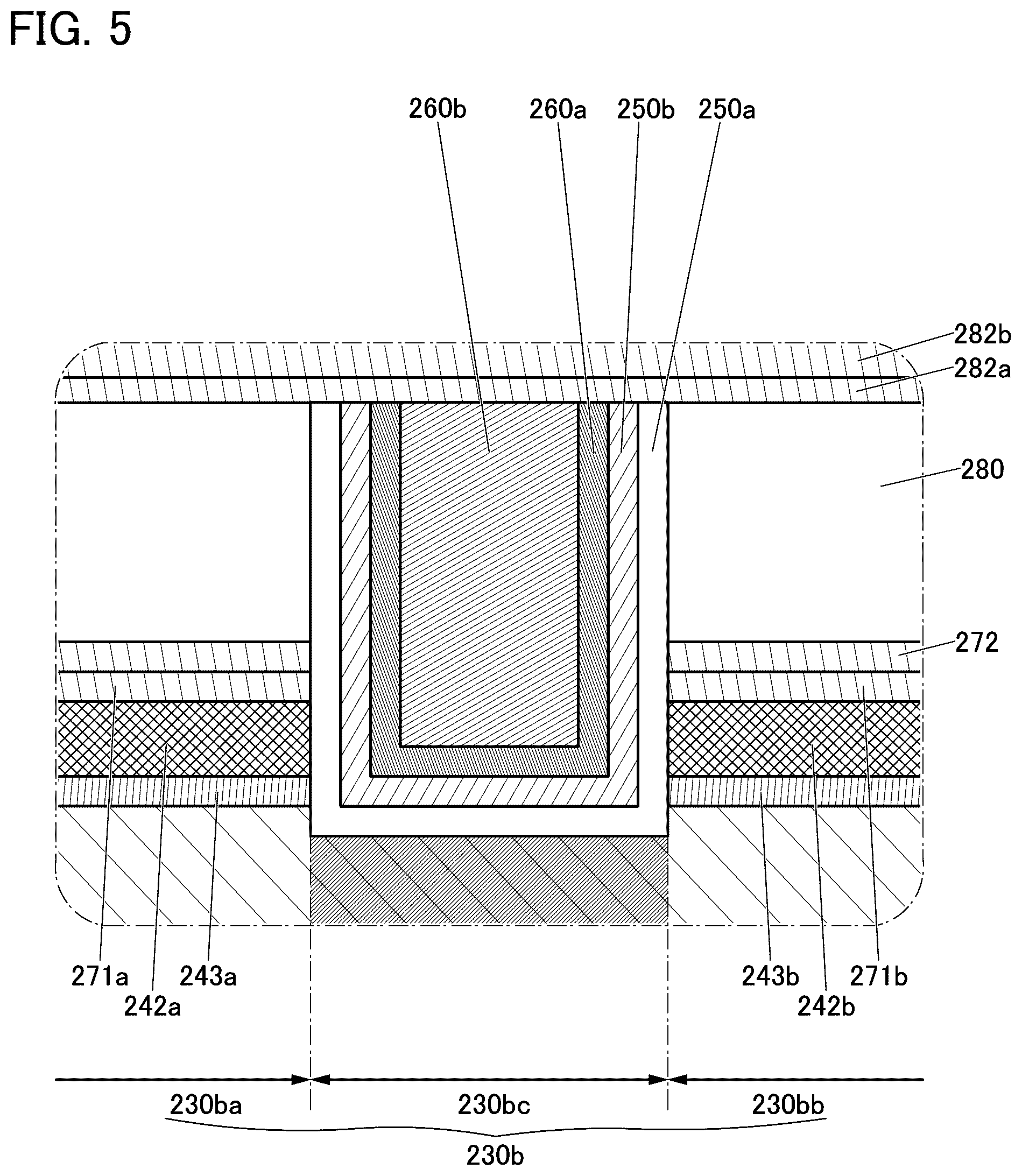 Patent US12317469 Figure 5 – Semiconductor device