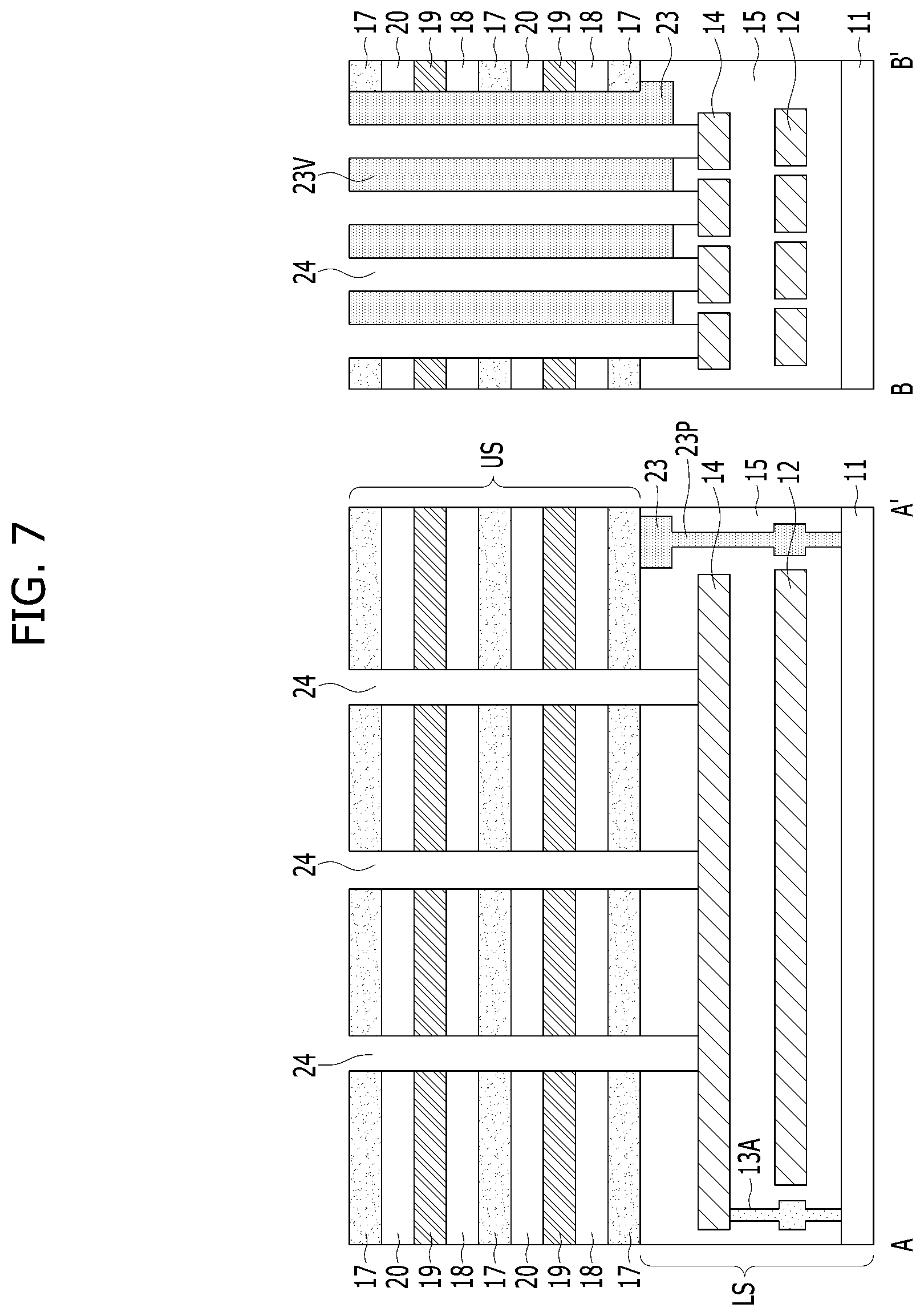 Patent US12317471 Figure 7 – Semiconductor device and method for fabricating the same