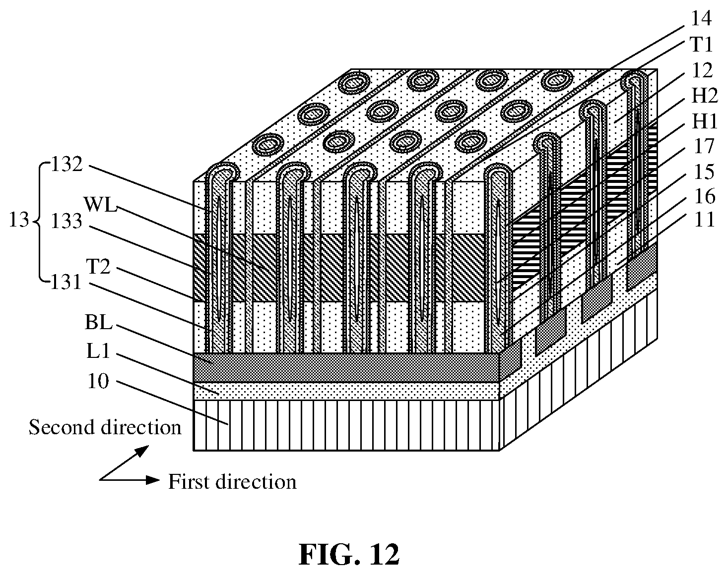 Patent US12317472 Figure 11 – Method for manufacturing semiconductor device, semiconductor device, and stack device