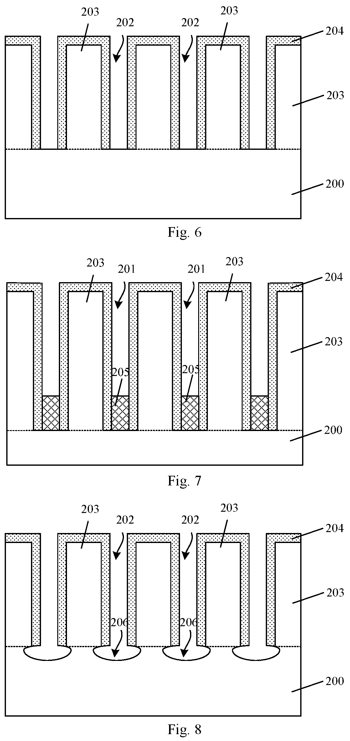 Patent US12317473 Figure 3 – Semiconductor device having plurality of trenches with different depth