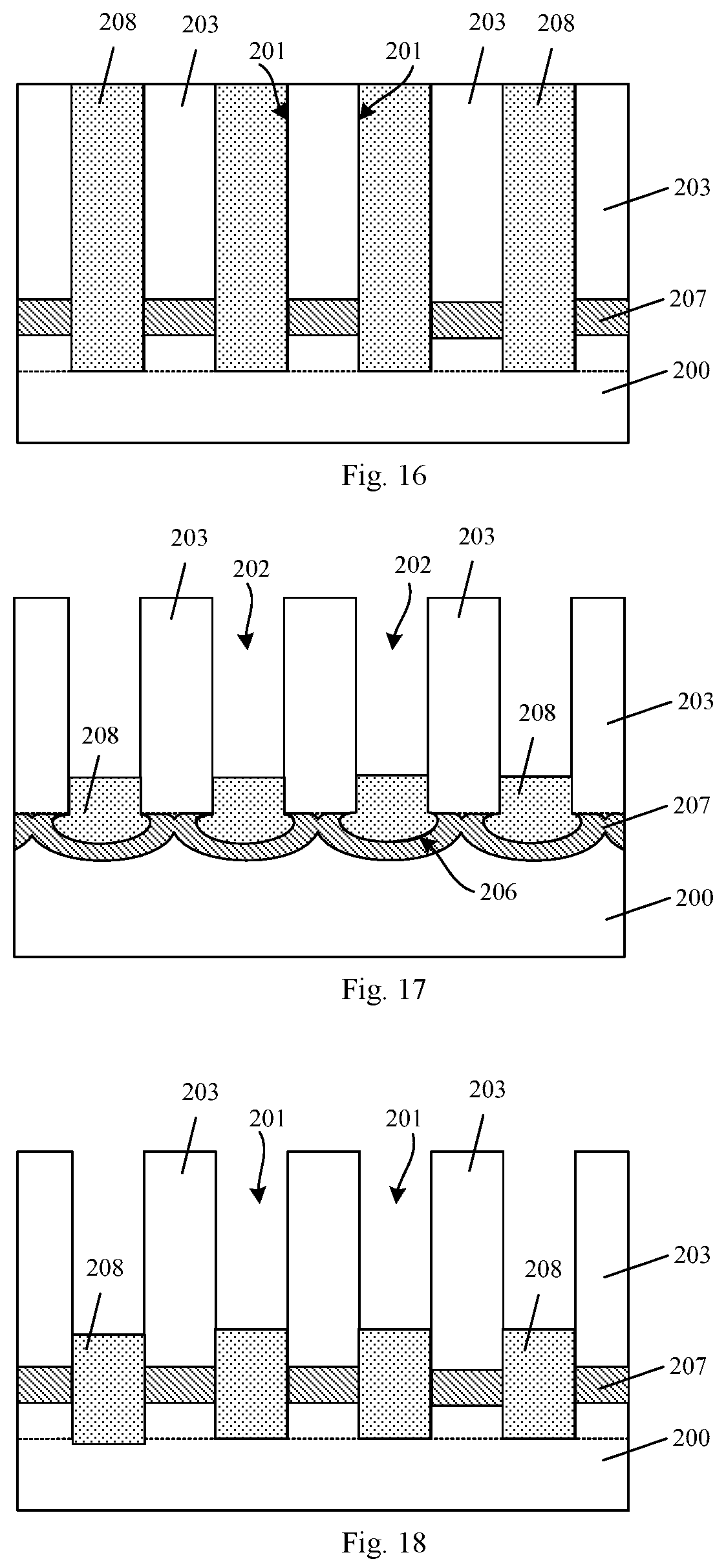 Patent US12317473 Figure 7 – Semiconductor device having plurality of trenches with different depth