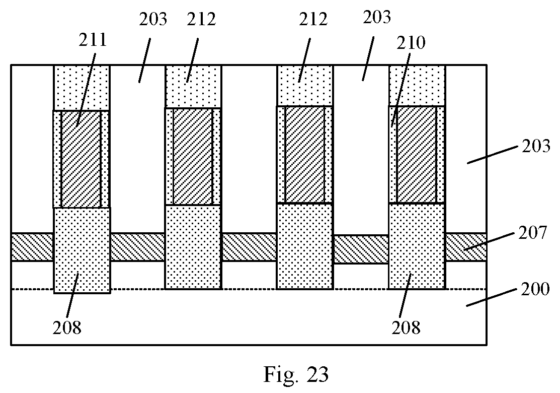 Patent US12317473 Figure 10 – Semiconductor device having plurality of trenches with different depth