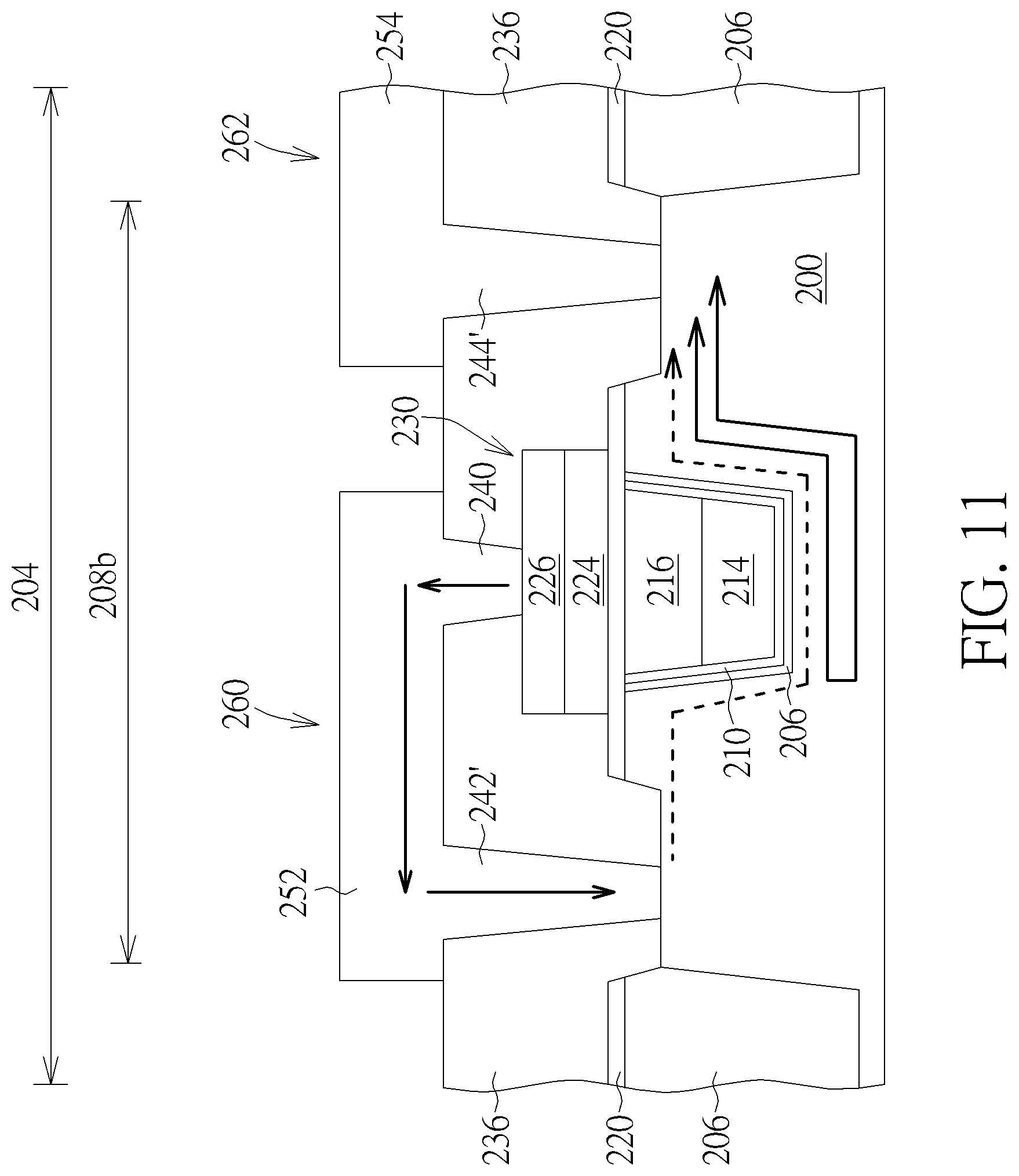Patent US12317474 Figure 11 – Method for forming memory device with buried gate in peripheral circuit region