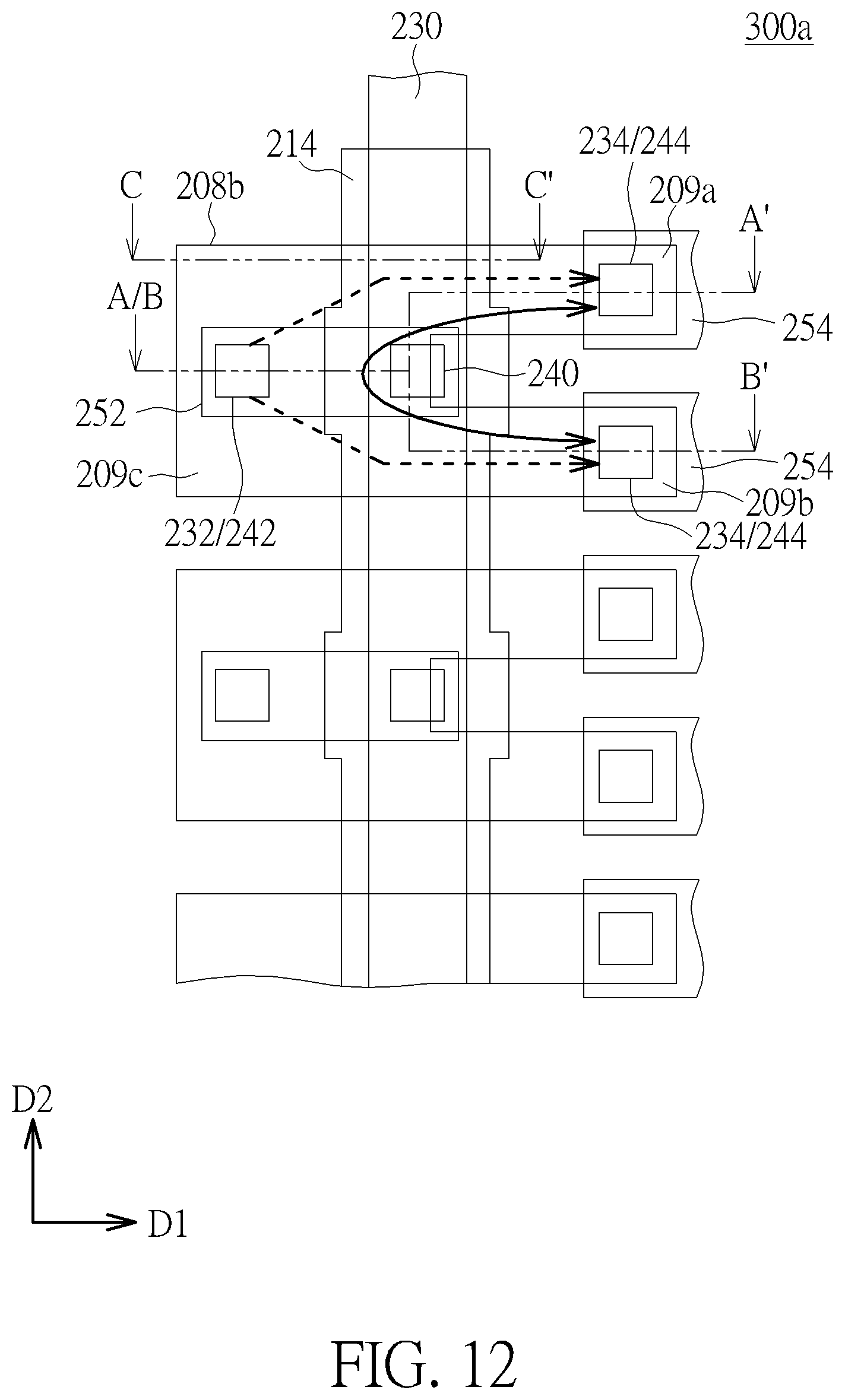 Patent US12317474 Figure 12 – Method for forming memory device with buried gate in peripheral circuit region