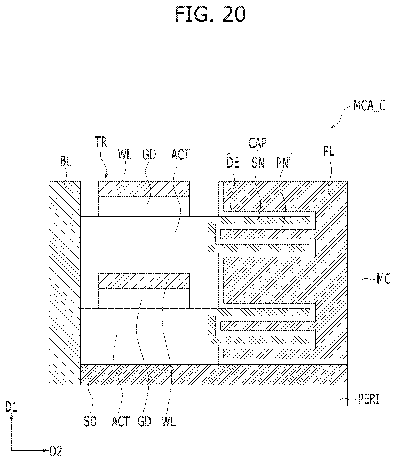 Patent US12317480 Figure 13 – Semiconductor device and method for fabricating the same