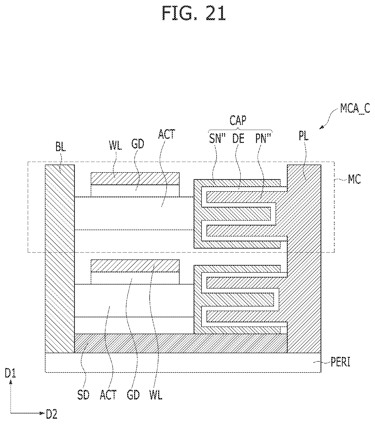 Patent US12317480 Figure 14 – Semiconductor device and method for fabricating the same