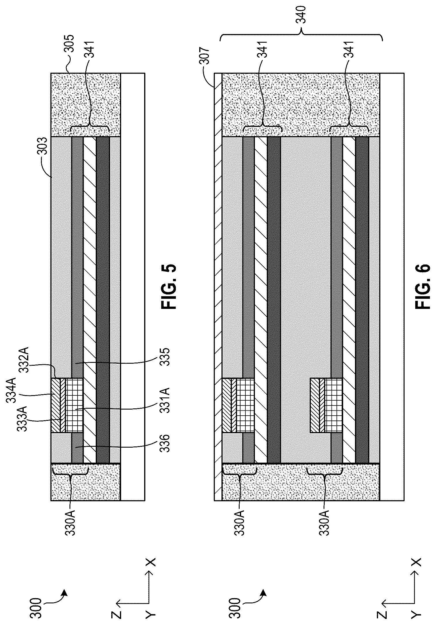 Patent US12317481 Figure 5 – 3D memory with cell stacking using an in-situ capacitor stack