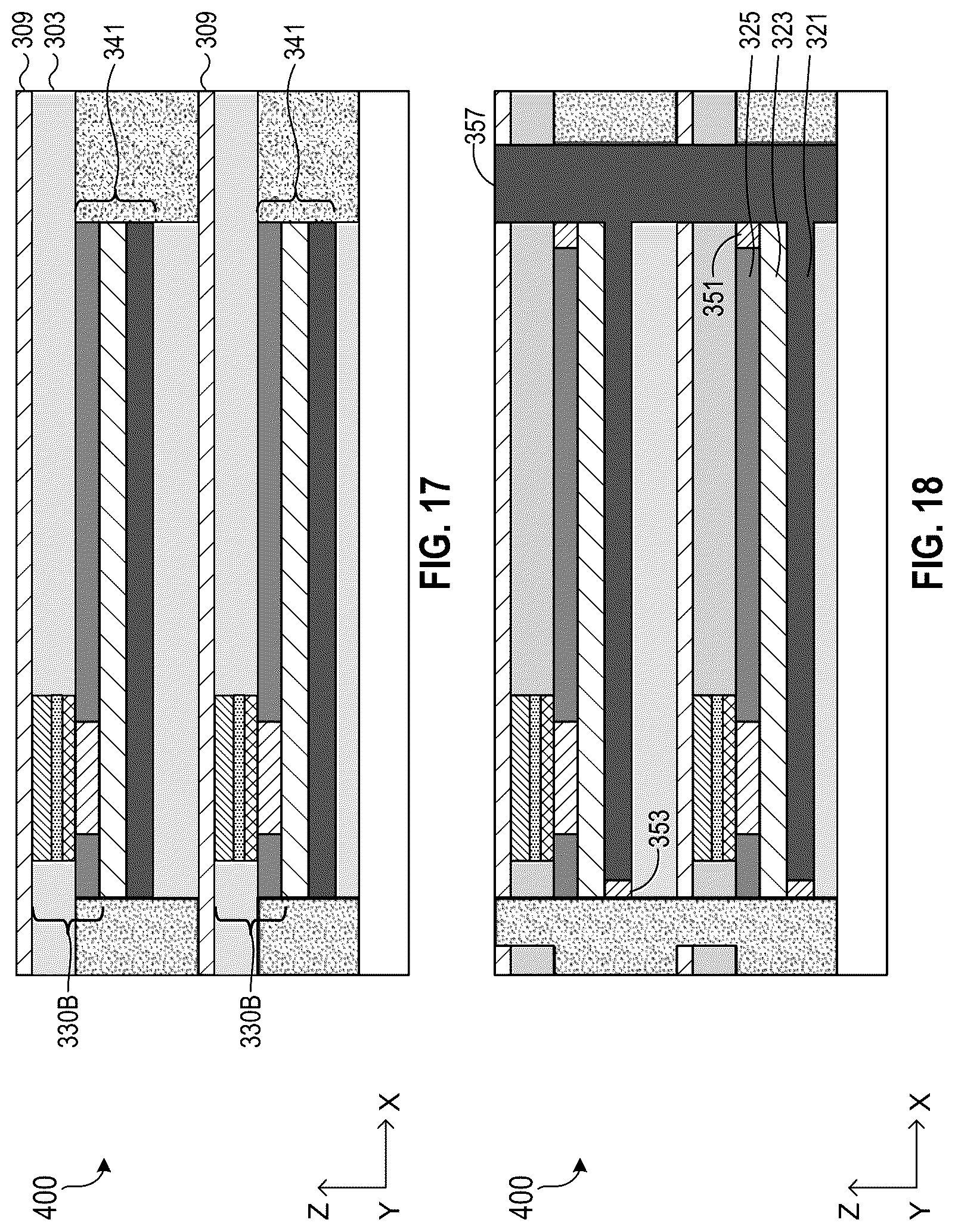 Patent US12317481 Figure 12 – 3D memory with cell stacking using an in-situ capacitor stack