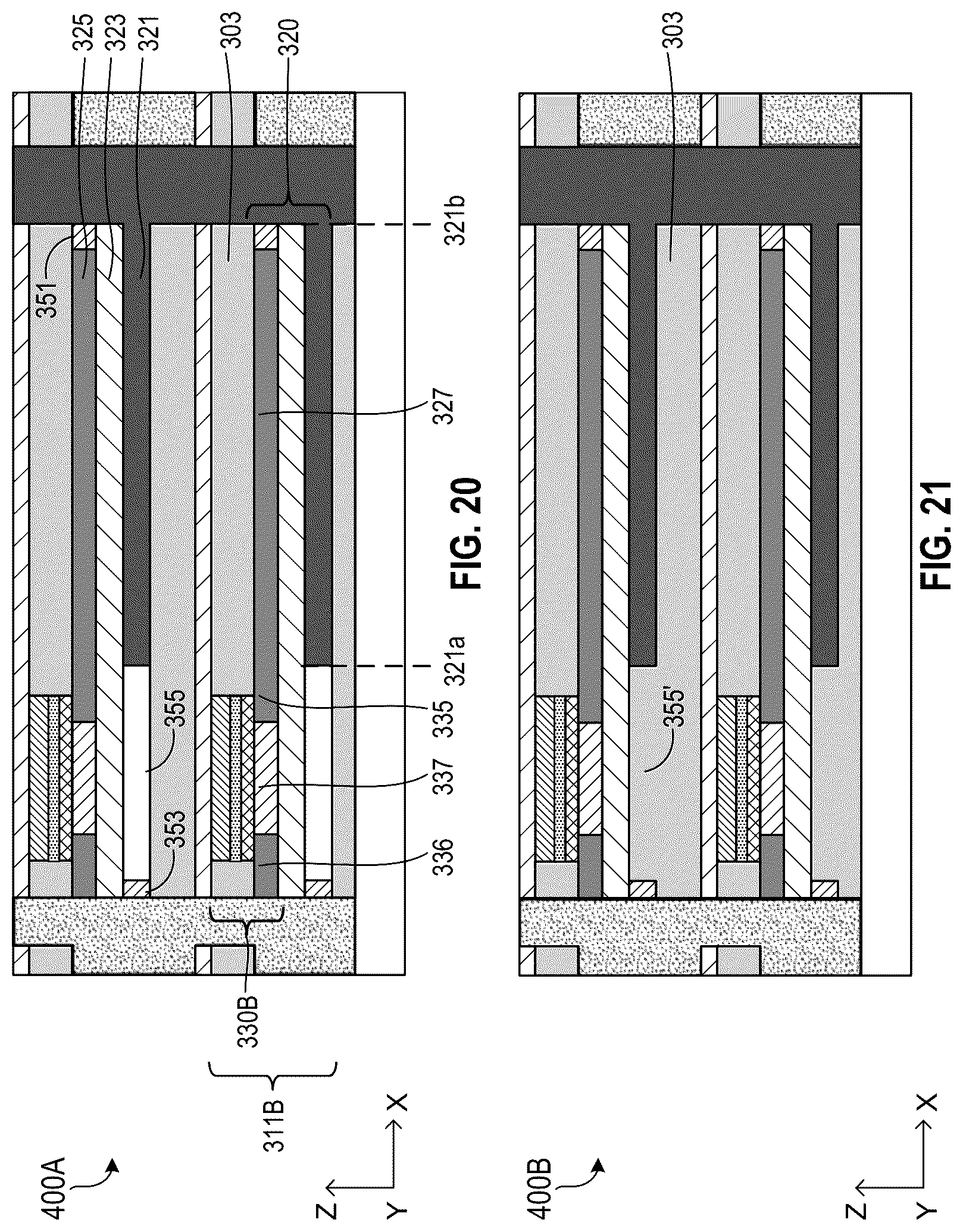 Patent US12317481 Figure 14 – 3D memory with cell stacking using an in-situ capacitor stack