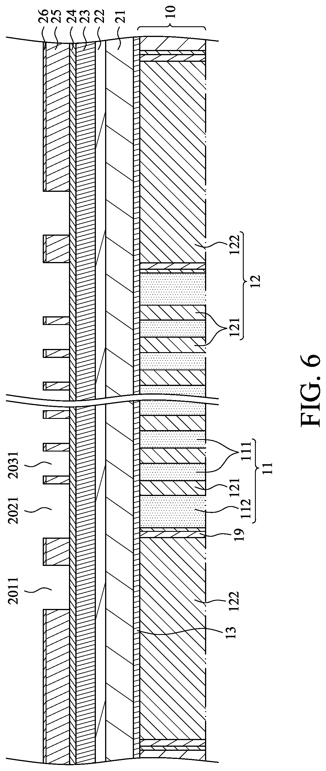 Patent US12317482 Figure 6 – Semiconductor structure and method of manufacturing the same including buried word lines of different widths