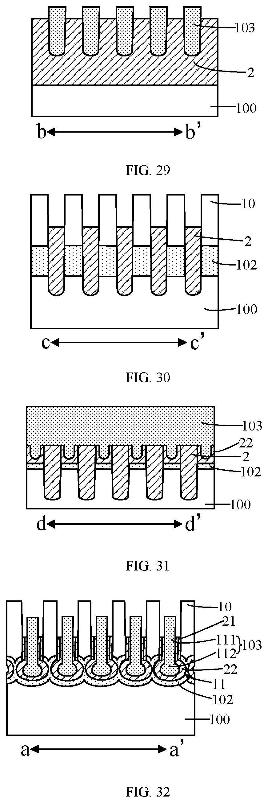 Patent US12317483 Figure 9 – Semiconductor structure having isolation structure embedded in the groove of the bit line