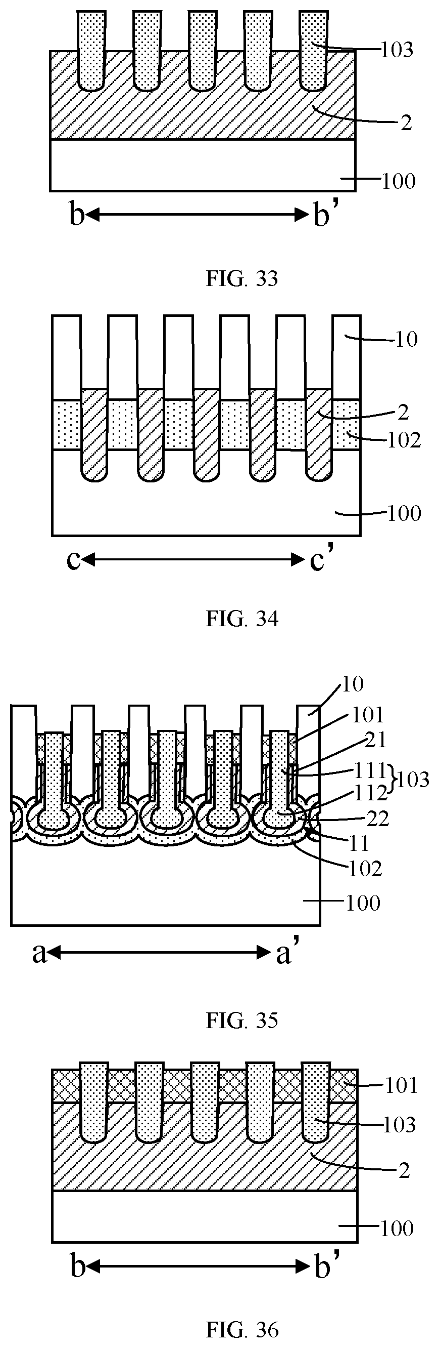 Patent US12317483 Figure 10 – Semiconductor structure having isolation structure embedded in the groove of the bit line