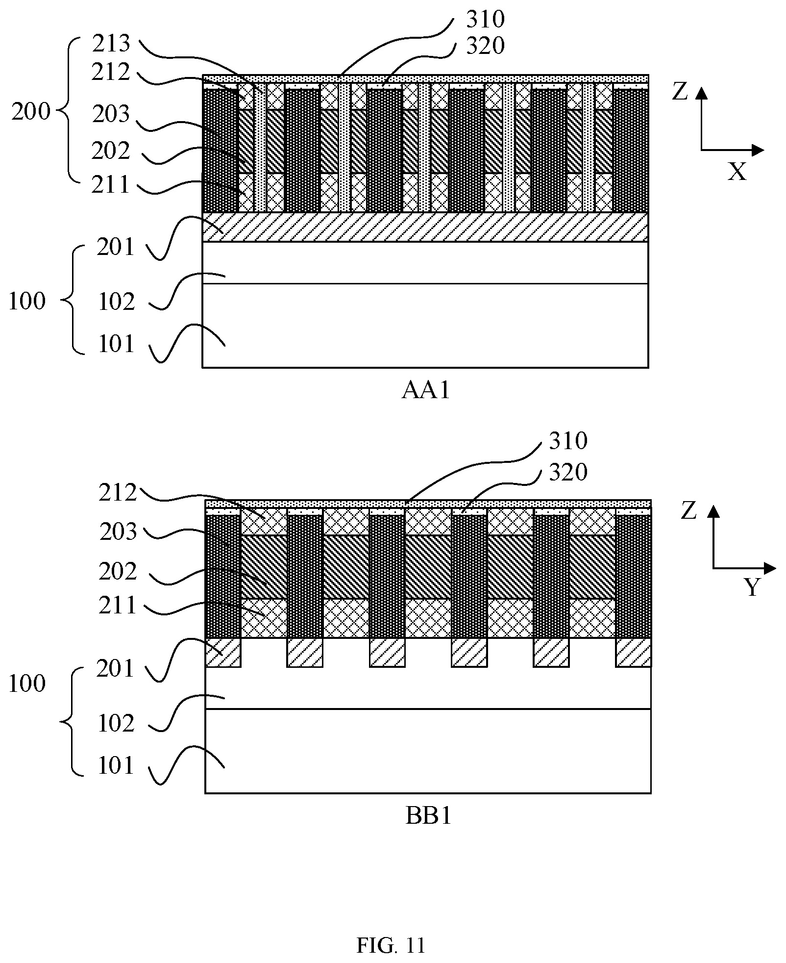 Patent US12317484 Figure 6 – Method for forming a first and a second transistors array having plurality of first and semiconductor pillars