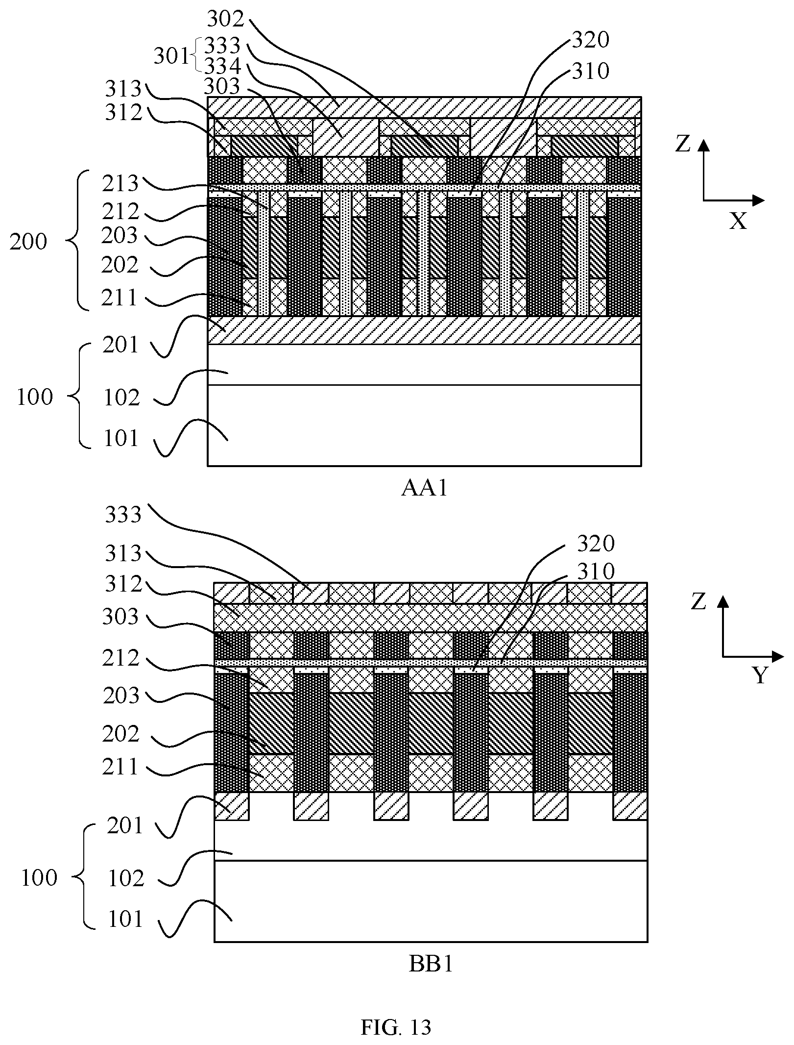 Patent US12317484 Figure 8 – Method for forming a first and a second transistors array having plurality of first and semiconductor pillars