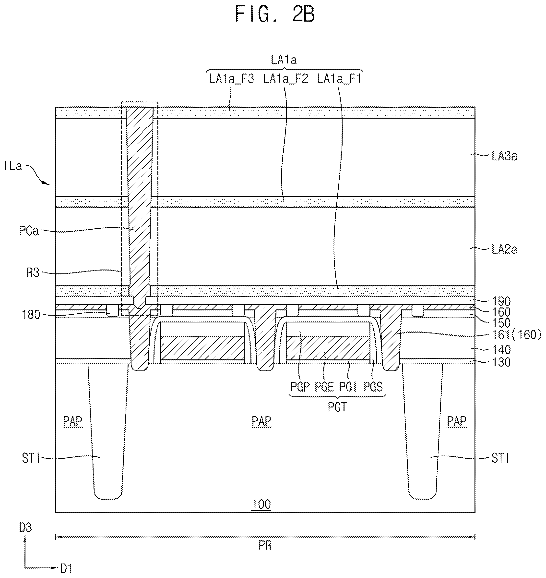 Patent US12317485 Figure 8 – Semiconductor device including peripheral contact