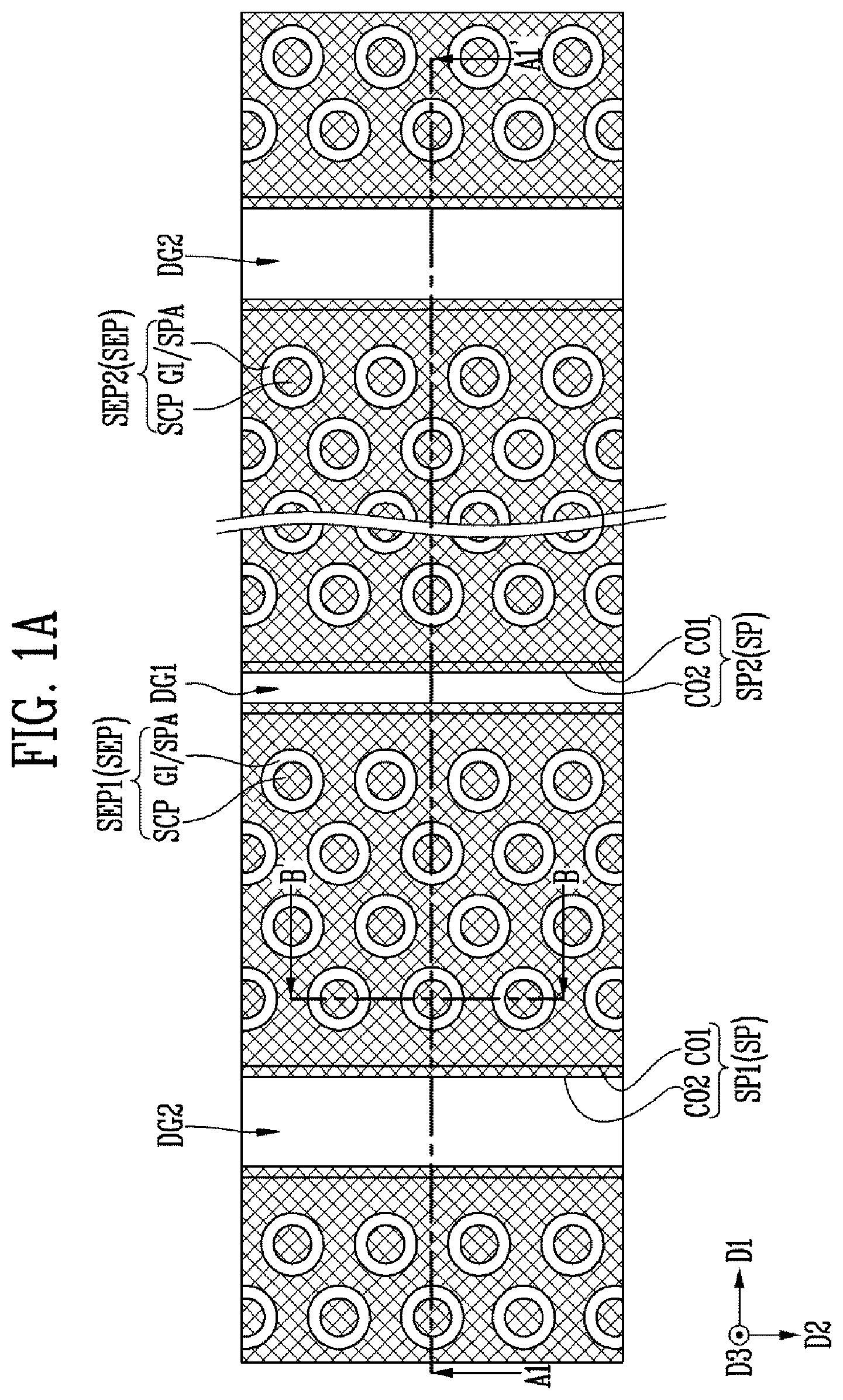 Patent US12317486 Figure 1 – Semiconductor device and manufacturing method of the semiconductor device